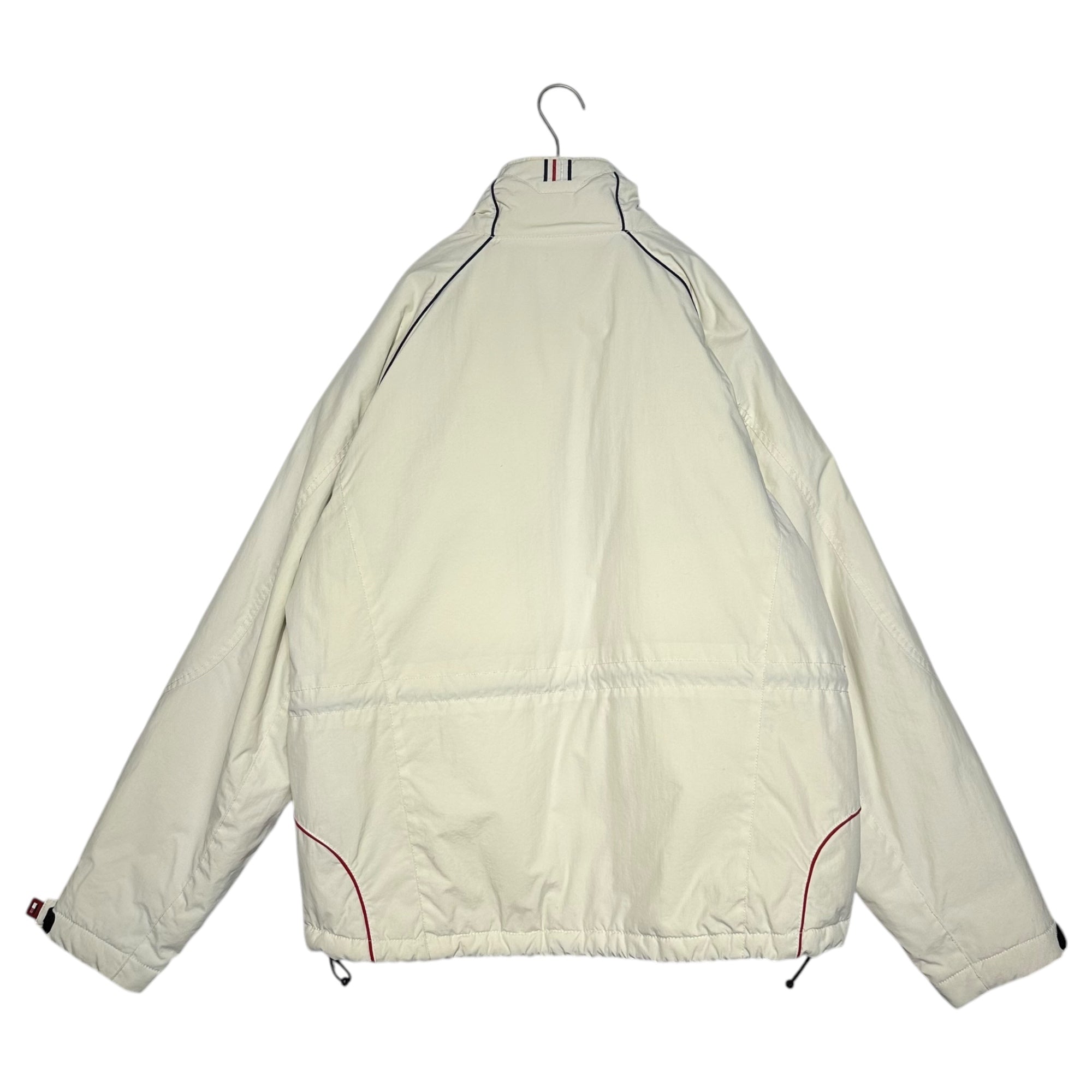 TOMMY HILFIGER(トミーヒルフィガー) 05AW Multi-pocket tech padded nylon jacket マルチポケット テック 中綿 ナイロン ジャケット Y2K 0349037 S オフホワイト