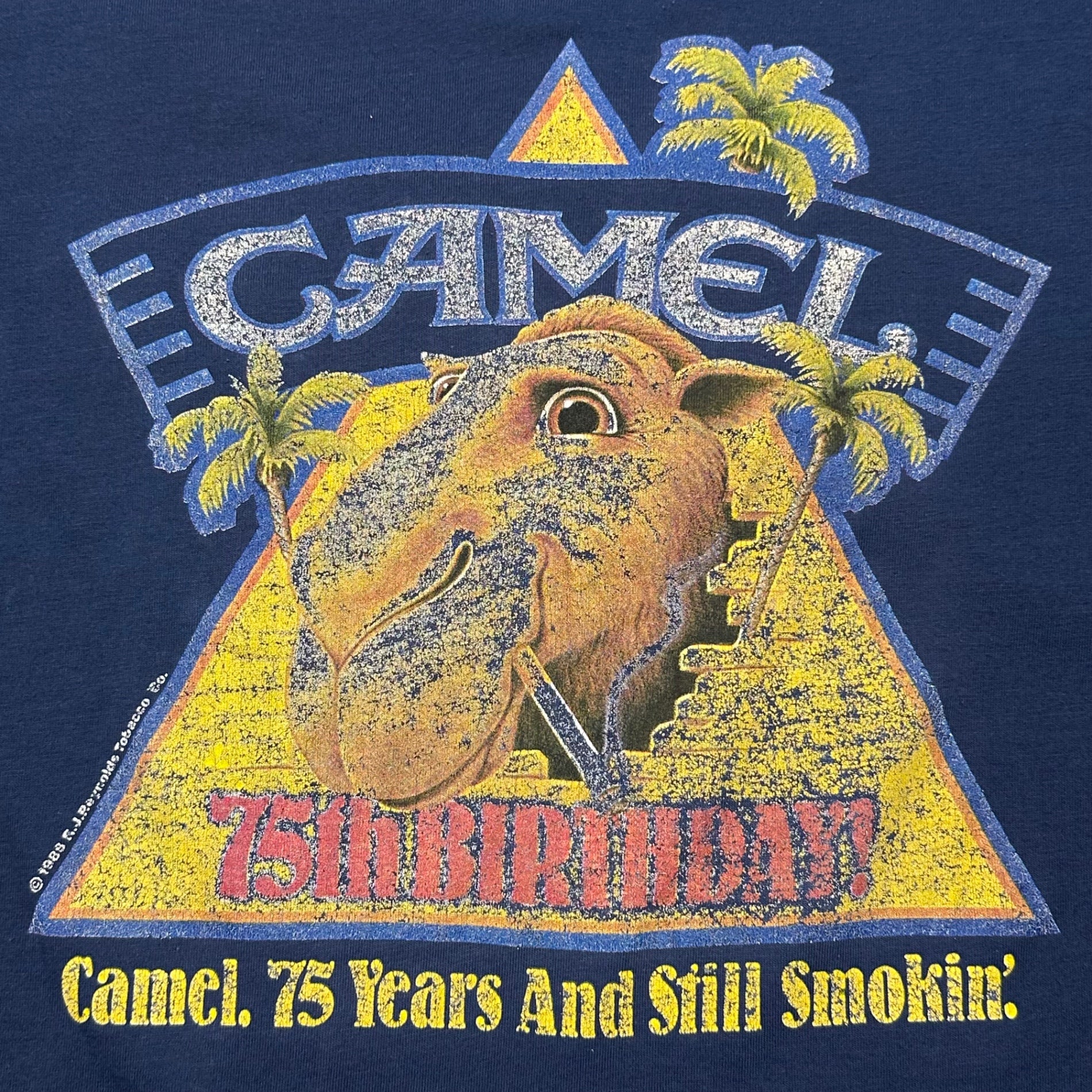 VINTAGE(ヴィンテージ) 1988's ”CAMEL” Tee キャメル ヴィンテージ Tシャツ L ネイビー 80's 80年代 タバコ
