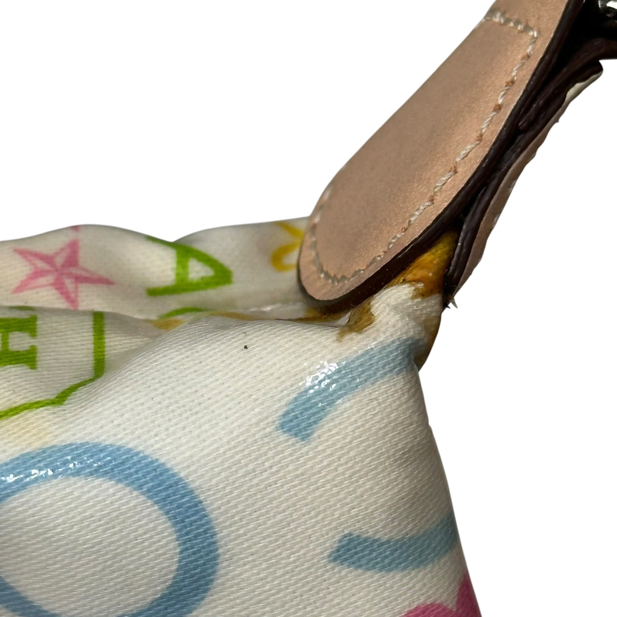 COACH(コーチ) All-Over Print Vanity Pouch 総柄 バニティ ポーチ マルチカラー エナメル