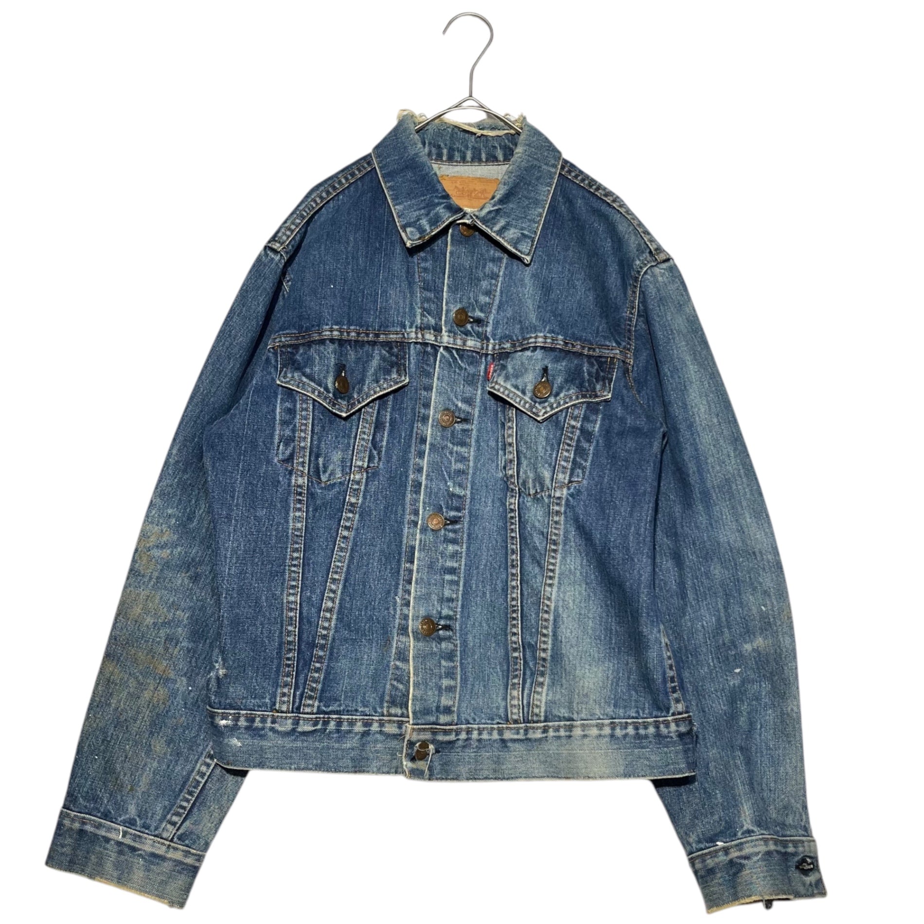 Levi's(リーバイス) 70's 70505 Trucker denim jacket トラッカー デニム ジャケット 70505 表記無し インディゴ USA製 70年代 CHEVROLET BIG E 526