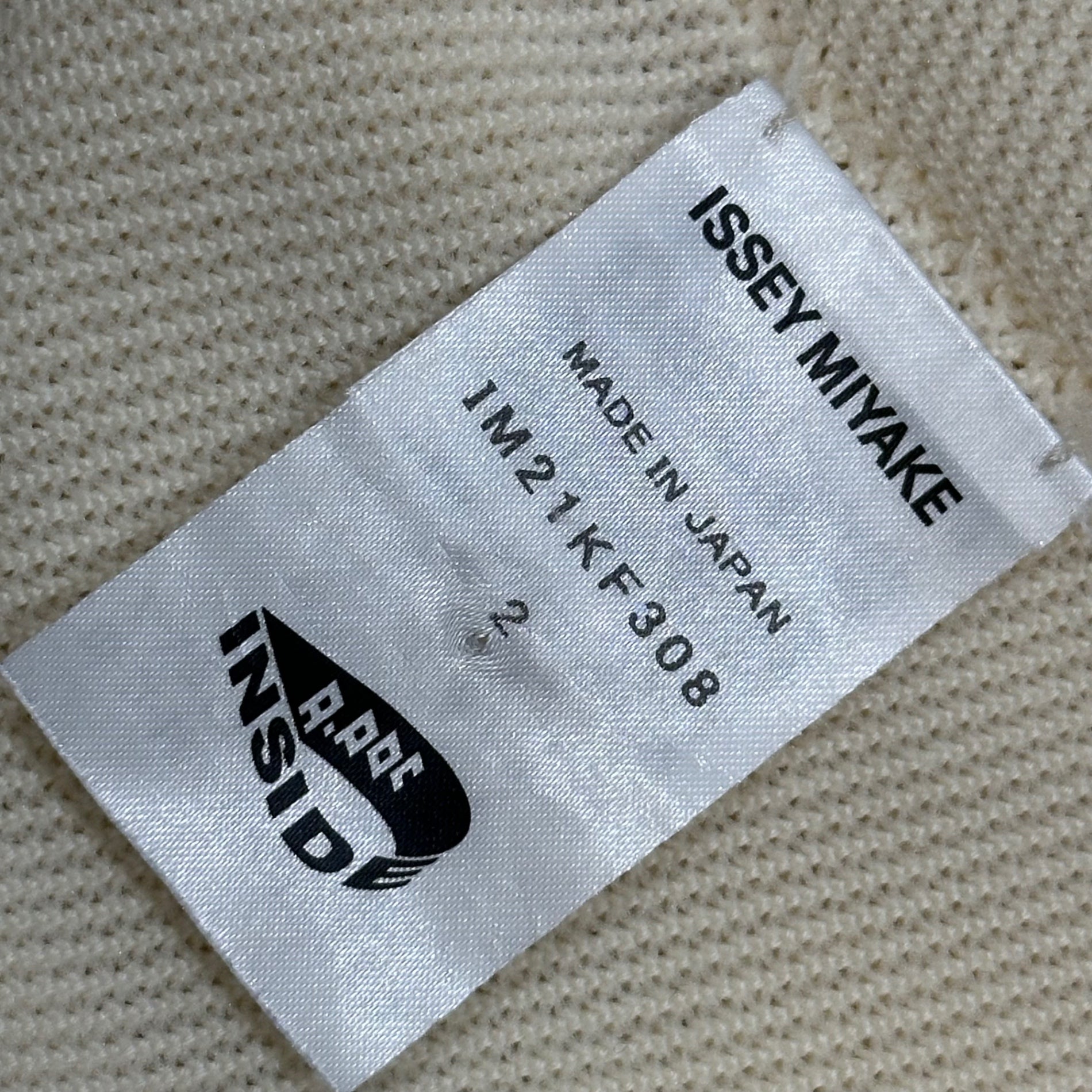 A-POC ISSEY MIYAKE(エーポック イッセイミヤケ) Horizontal-Ribbed Fringed Sarouel Pants 横リブ フリンジ サルエル パンツ IM21KF308 2(M程度) アイボリー 男性着用可能