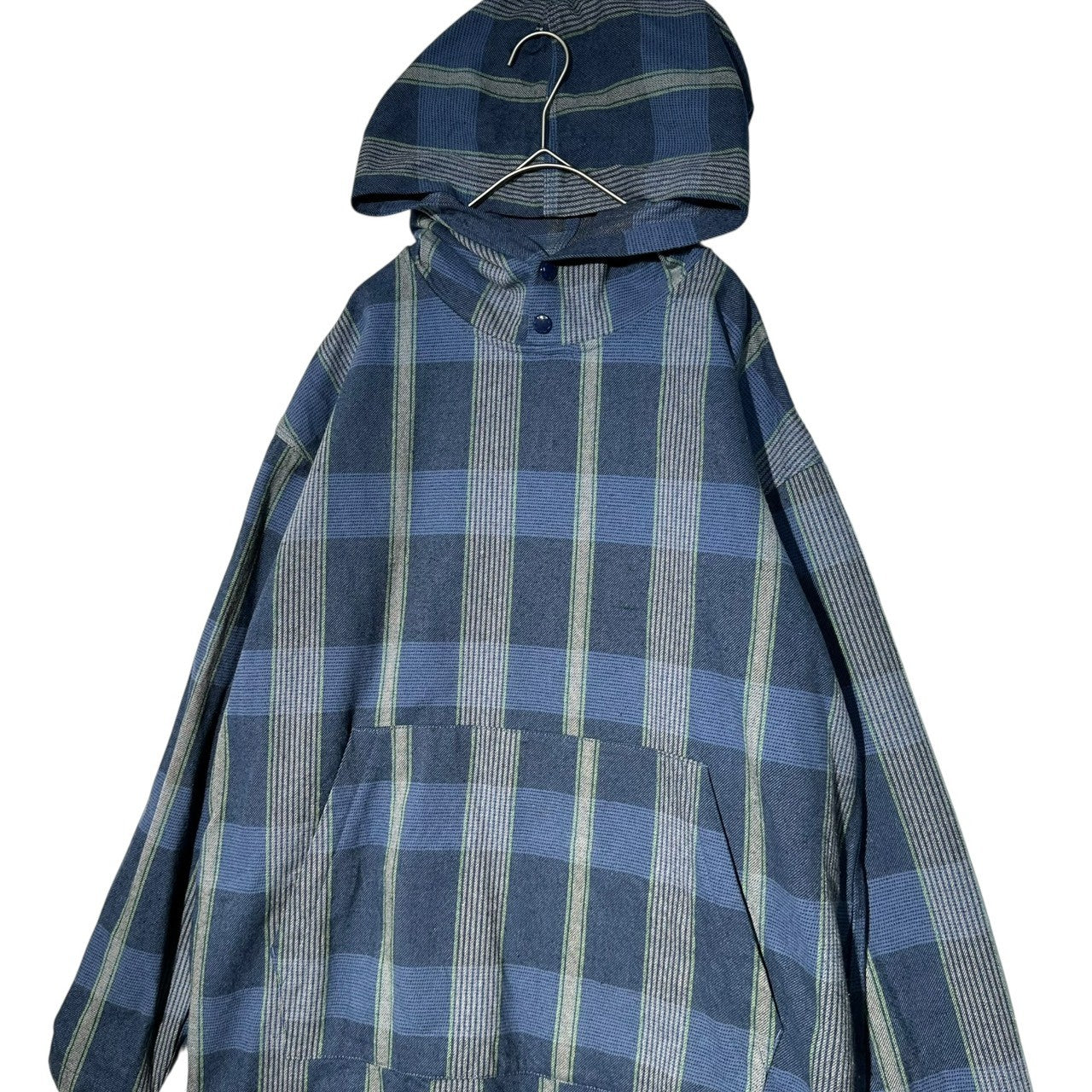Pilgrim Surf+Supply(ピルグリムサーフ+サプライ) Check Cotton Mountain Parka チェック コットン マウンテンパーカー 36-18-0578-879 S ブルー×グレー ジャケット