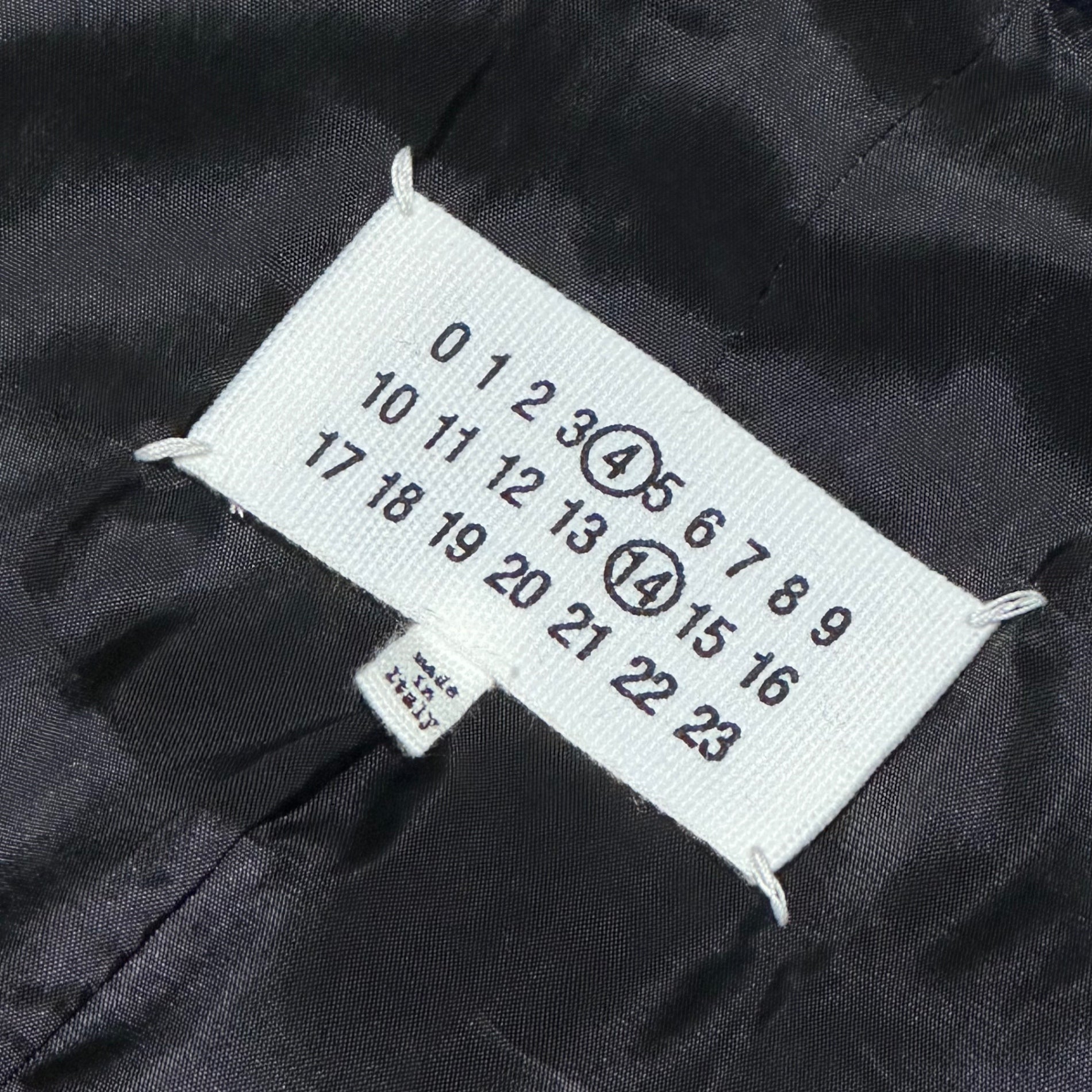 MAISON MARGIELA(メゾンマルジェラ) 22AW Stitch Blazer ステッチ ブレザー SI1BN0007 44 ネイビー テーラード ジャケット Mボタン