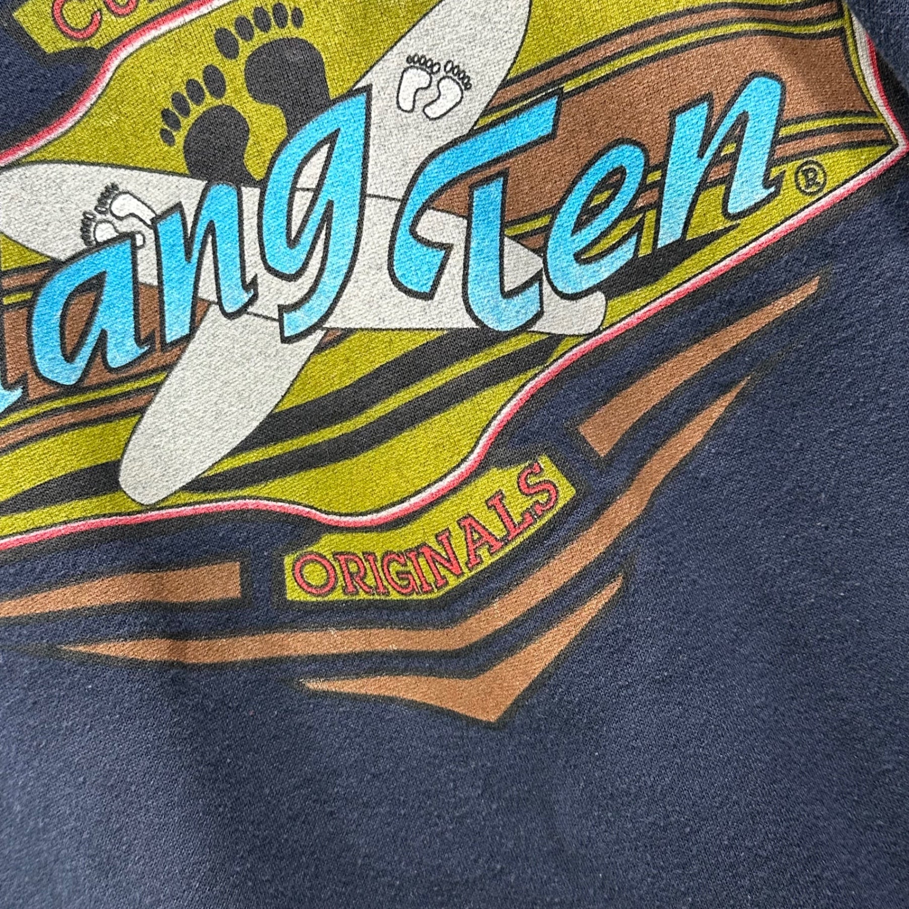 トップス 60s HANG TEN vintage sweat shirt HANG TEN HANGTEN(ハンテン) 90's Vintage Print Sweatshirt