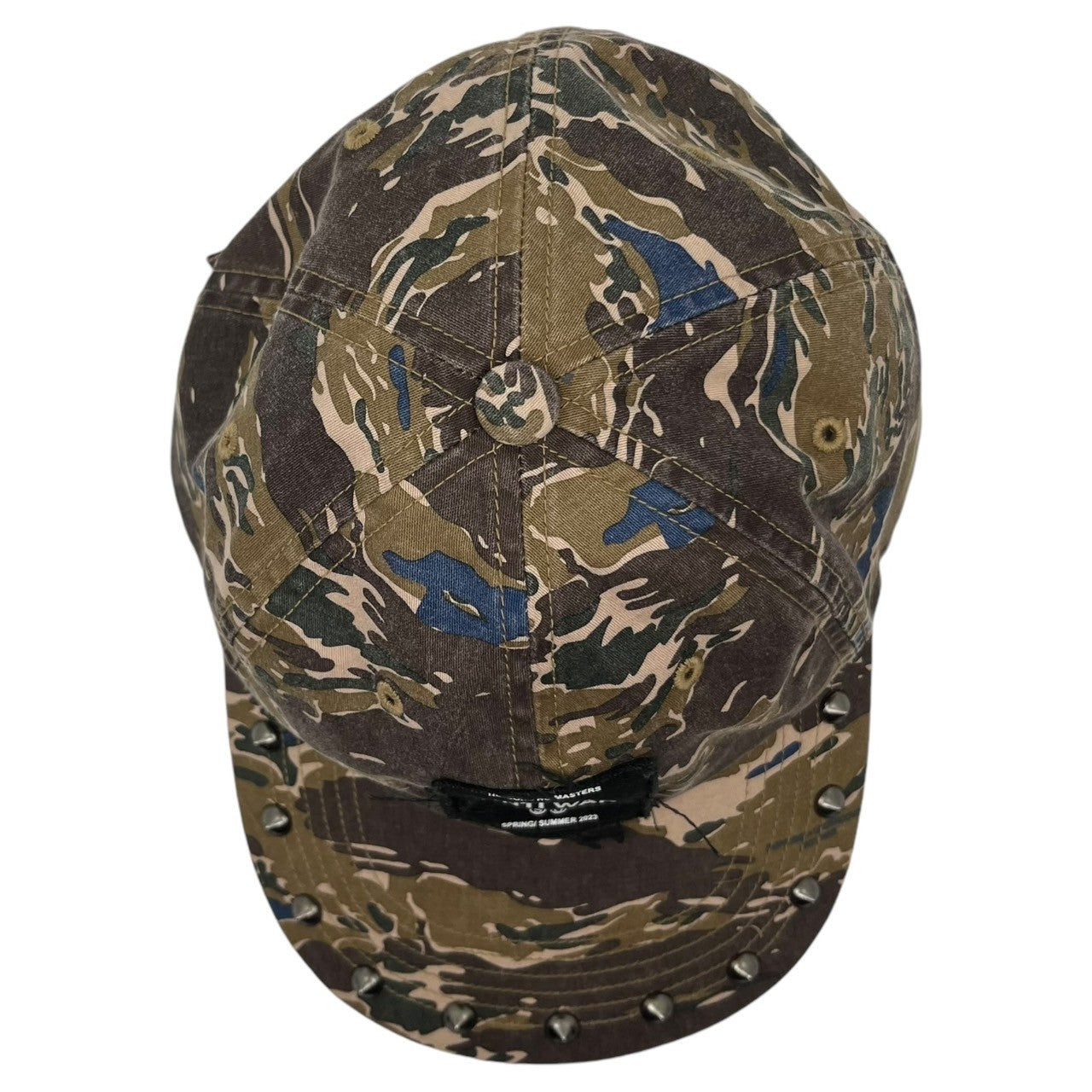 supreme×Undercover(シュプリーム×アンダーカバー) 23SS studded 6-panel cap スタッズ 6パネル キャップ camo カモ カーキ