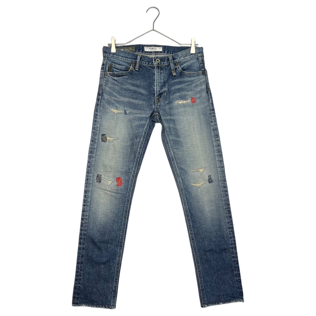 FDMTL(ファンダメンタル) Damage repaired skinny denim pants 