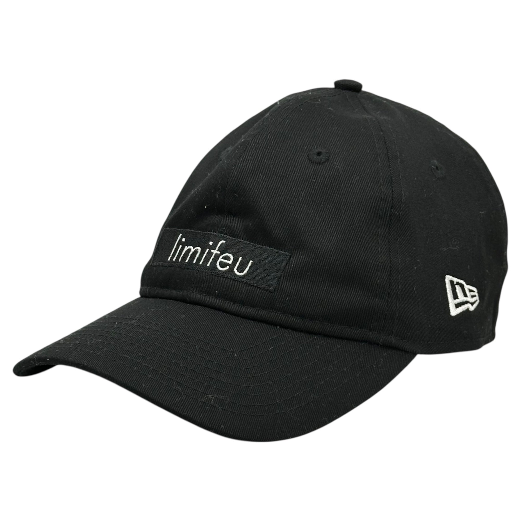LIMI feu New Era(リミフゥ × ニューエラ) 19AW 9TWENTY Brand Logo 6 Panel Cap ブランド ロゴ 6パネル キャップ 名作コラボ 稀少品 ブラック×ホワイト