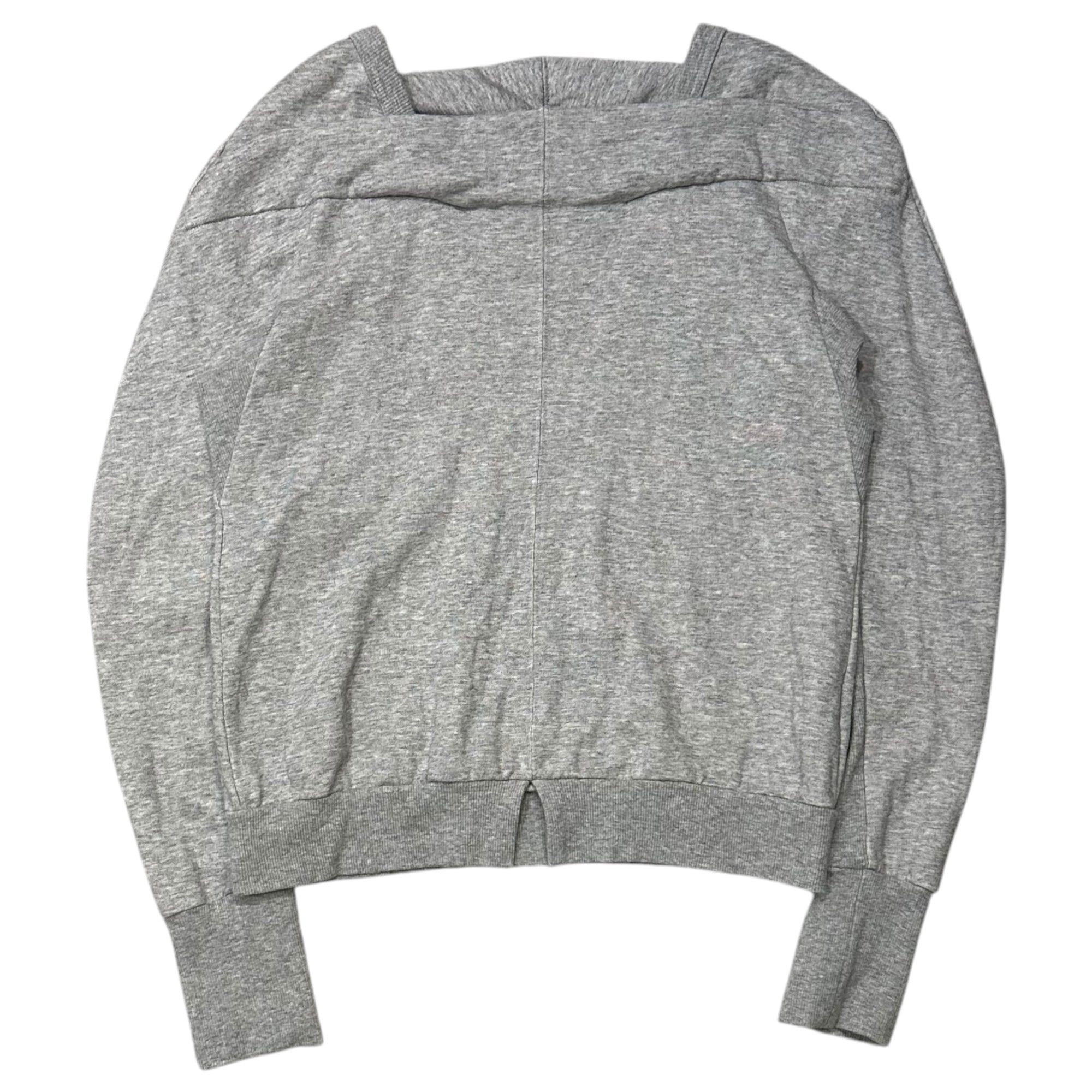 divka(ディウカ) Cotton Asymmetrical Boatneck Sweatshirt コットン 変形 ボートネック スウェット DK20-CS02-T02 2(M程度) グレー