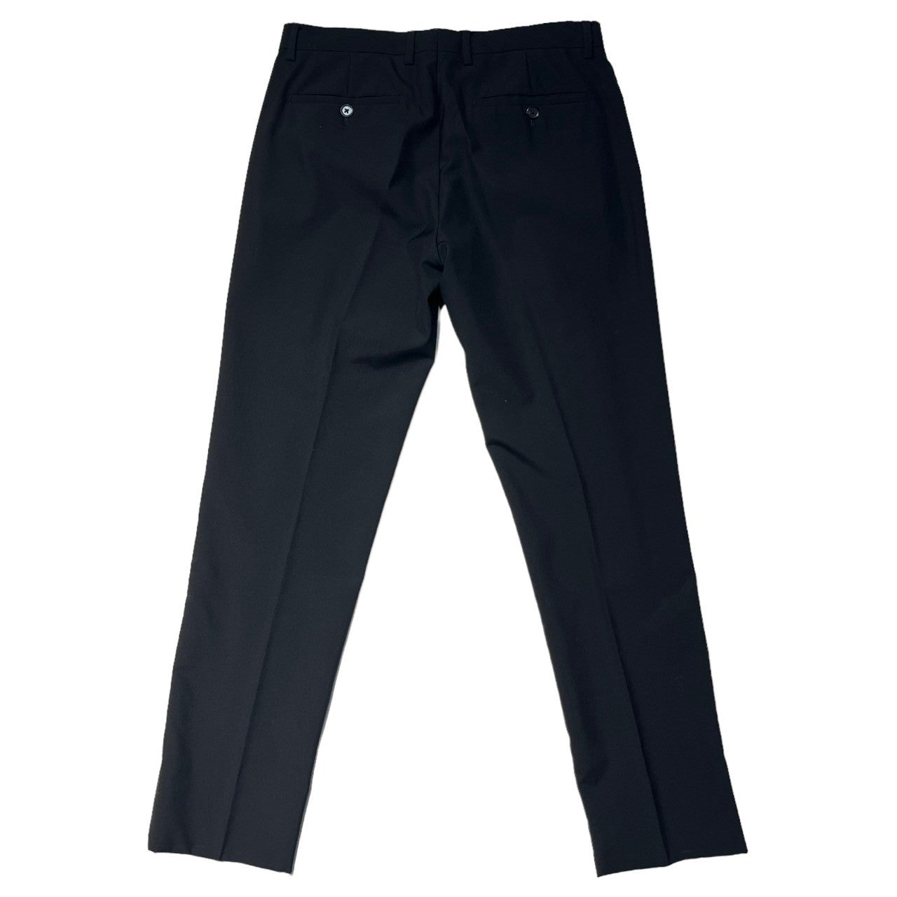 MAISON MARGIELA(メゾンマルジェラ) 15AW wool slacks ウール スラックス センタープレス パンツ S30KA0407  48(L程度) ブラック