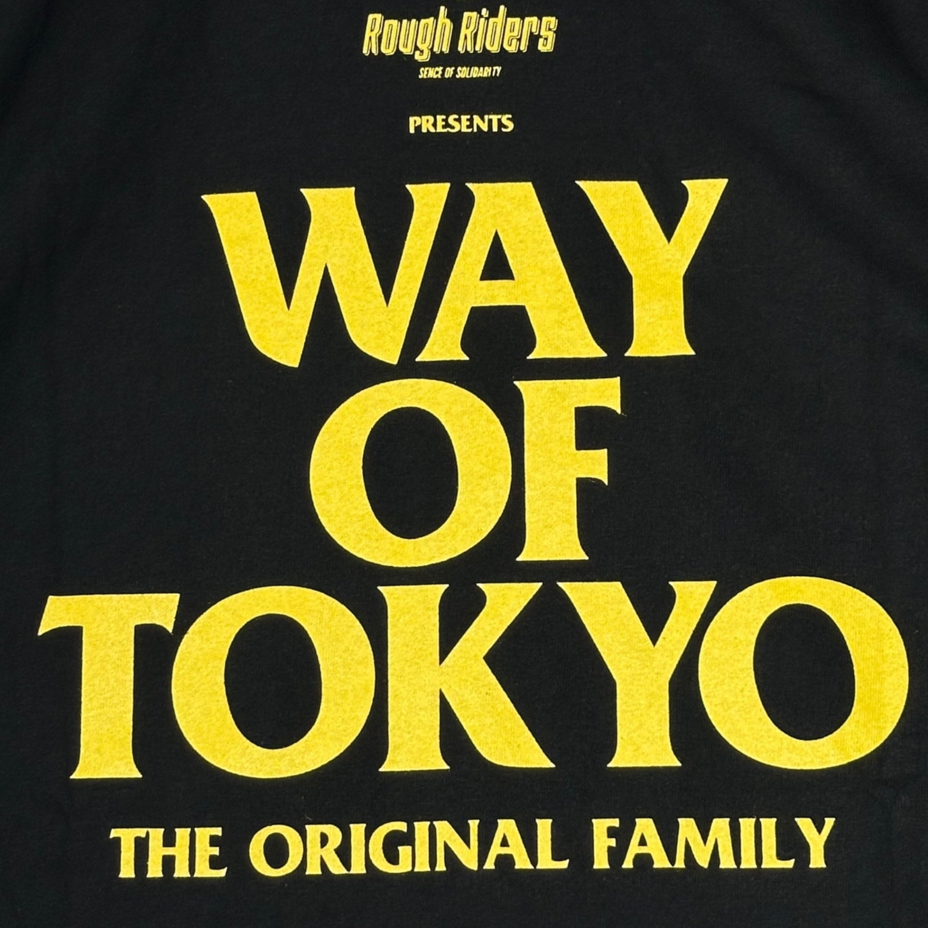 TOKYO ROUGH RIDERS(トーキョーラフライダース) RATS 限定 WAY OF TOKYO SS TEE Tシャツ XL ブラック