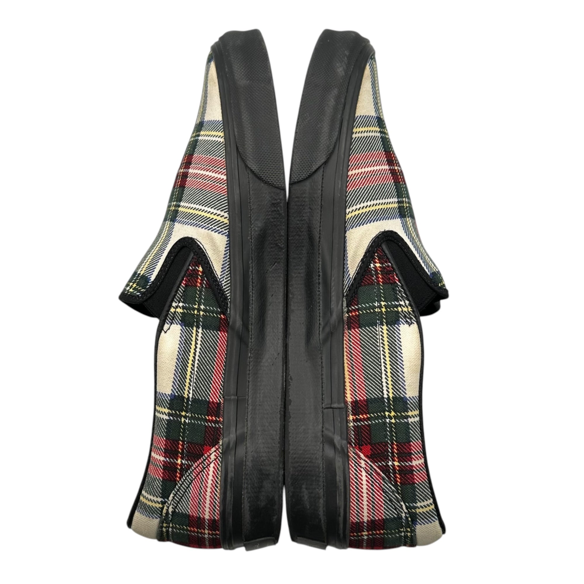 NUMBER (N)INE(ナンバーナイン) 05SS Tartan check slip-on shoes タータンチェック スリッポン エミリー期 27cm マルチ