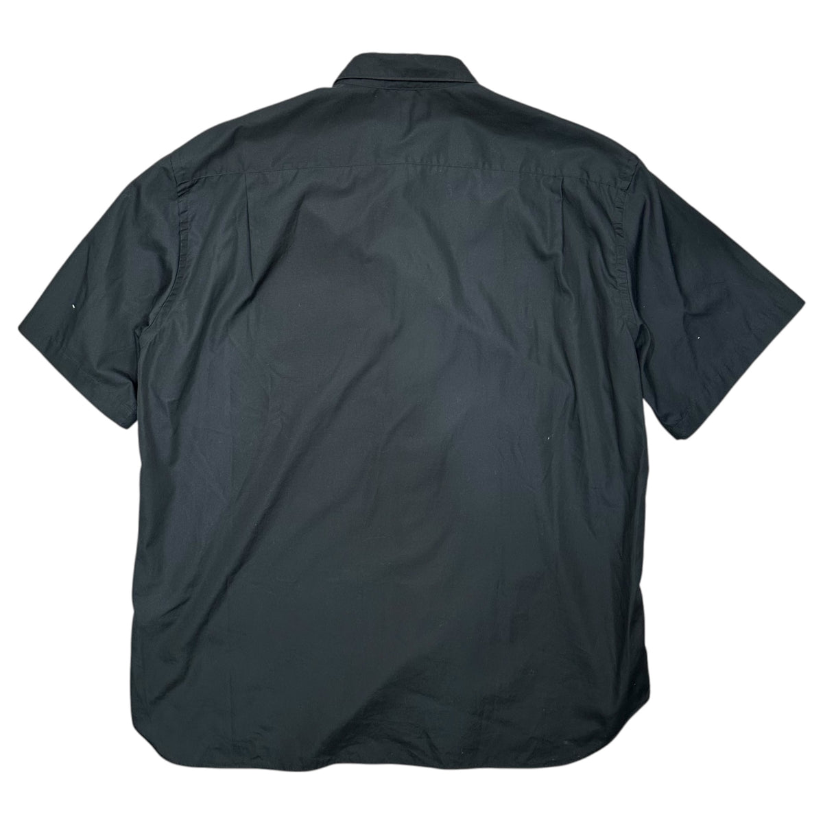 COMME des GARCONS HOMME(コムデギャルソンオム) 2024SS S/S Regular-Collar Wide Shirt 半袖 レギュラー カラー ワイド シャツ HM-B103 M ブラック AD2023