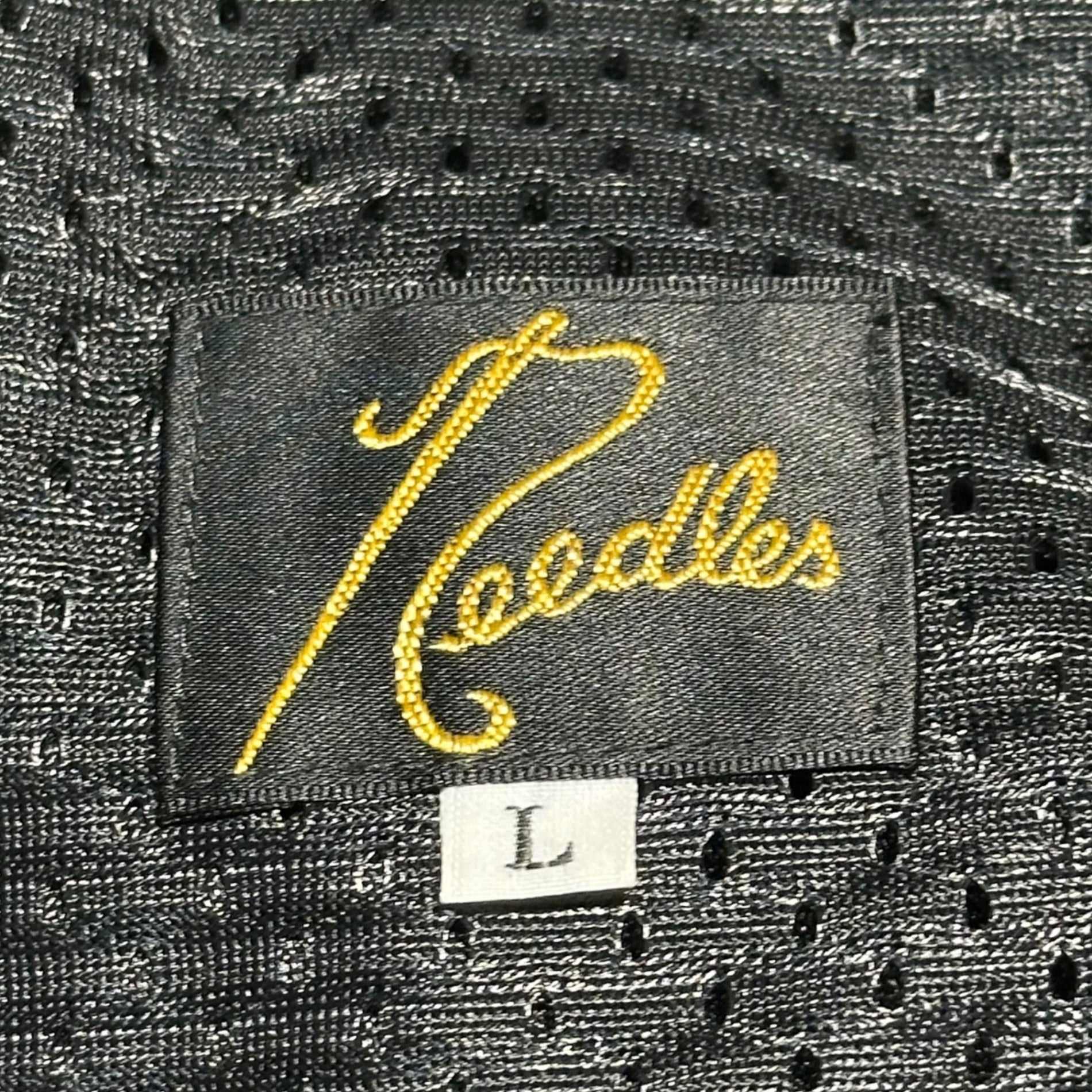 NEEDLES(ニードルズ) 22AW Naro Track Pants ナロー トラック パンツ LQ230 L ブラック×パープル
