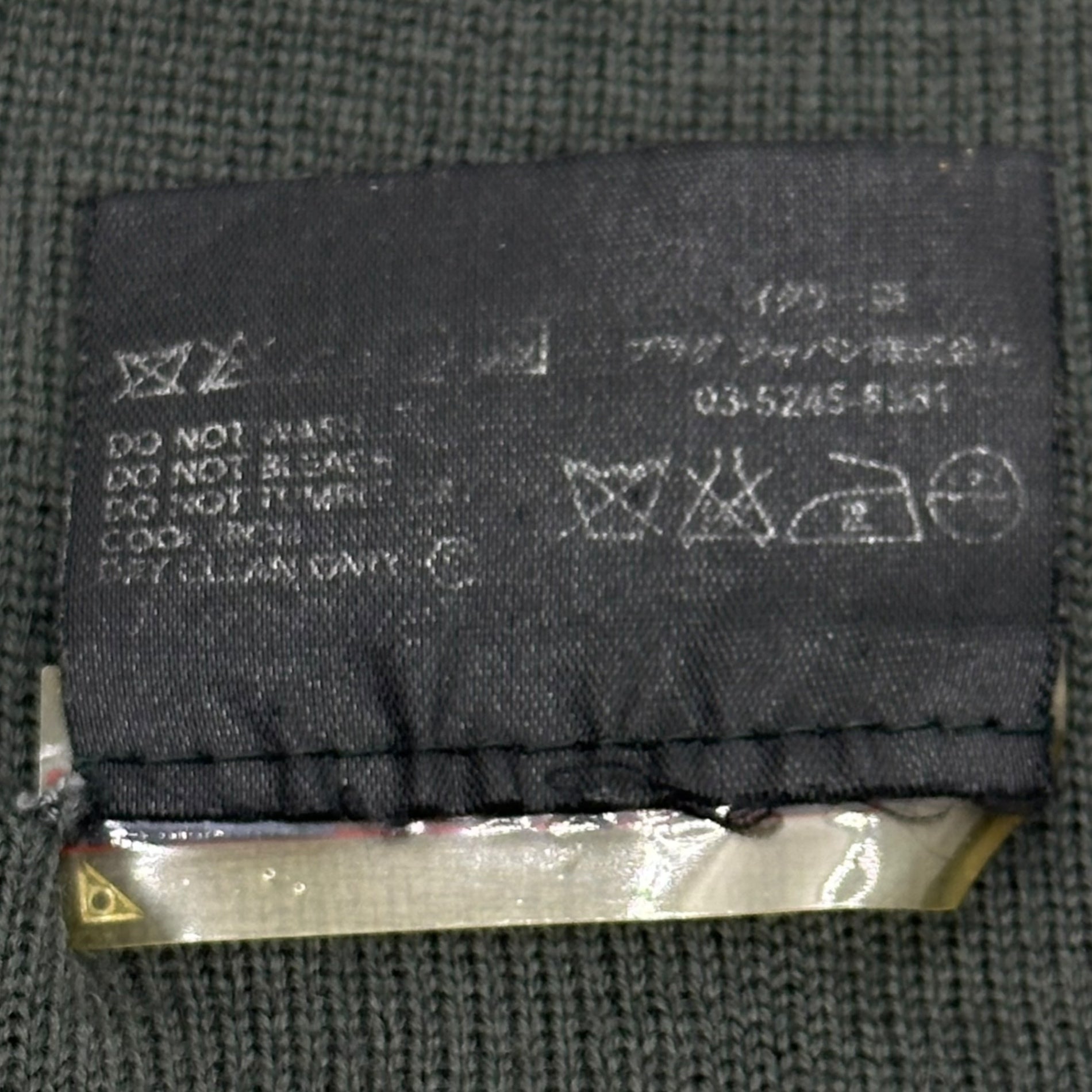 PRADA SPORT(プラダスポーツ) Old Line muffler オールド ライン マフラー ブラック×グレー×ホワイト