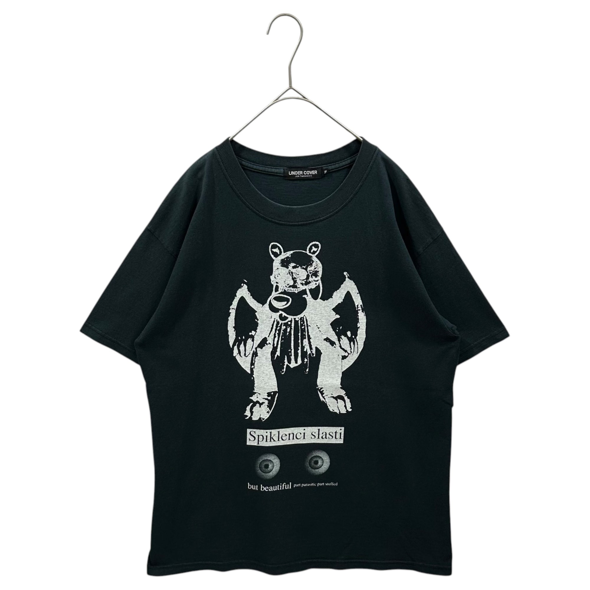 UNDERCOVER(アンダーカバー) 2004AW SPIKLENCI SLASTI Print T-Shirt 快楽の漸進 プリント Tシャツ M ブラック スミクロ