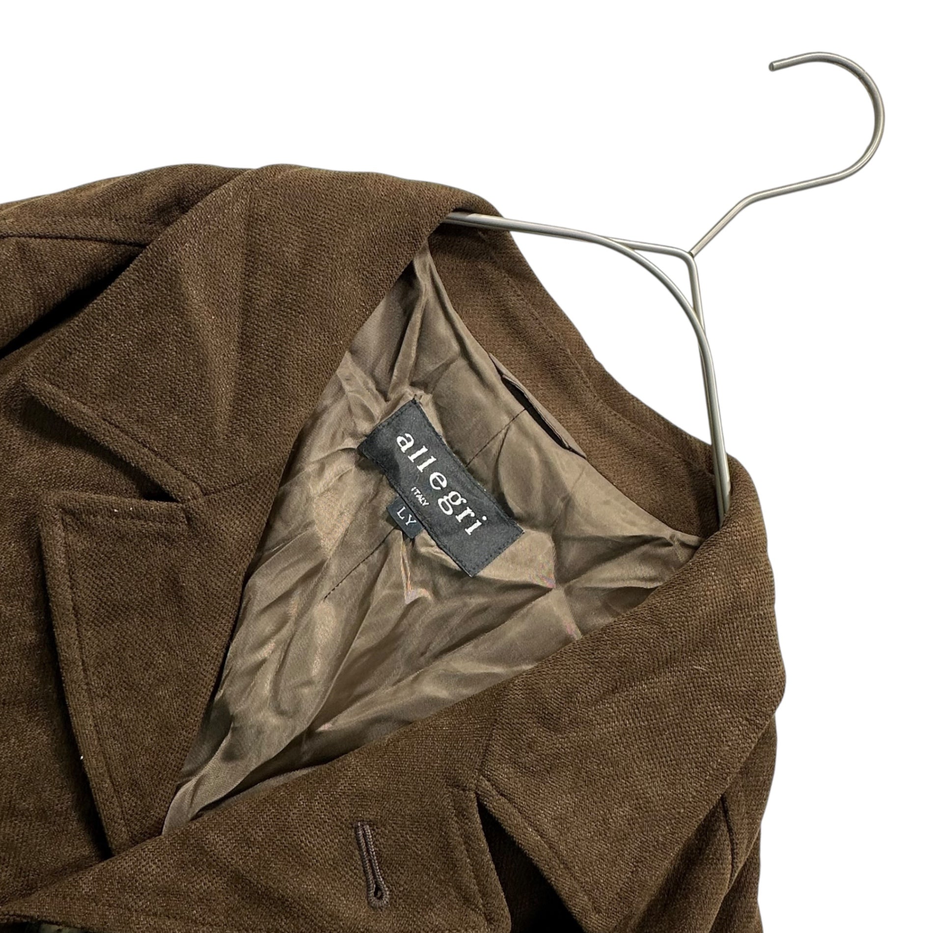 allegri(アレグリ) 90's Poly Half Coat 90年代 ポリ ハーフ コート 4FP61-381-78 L ブラウン