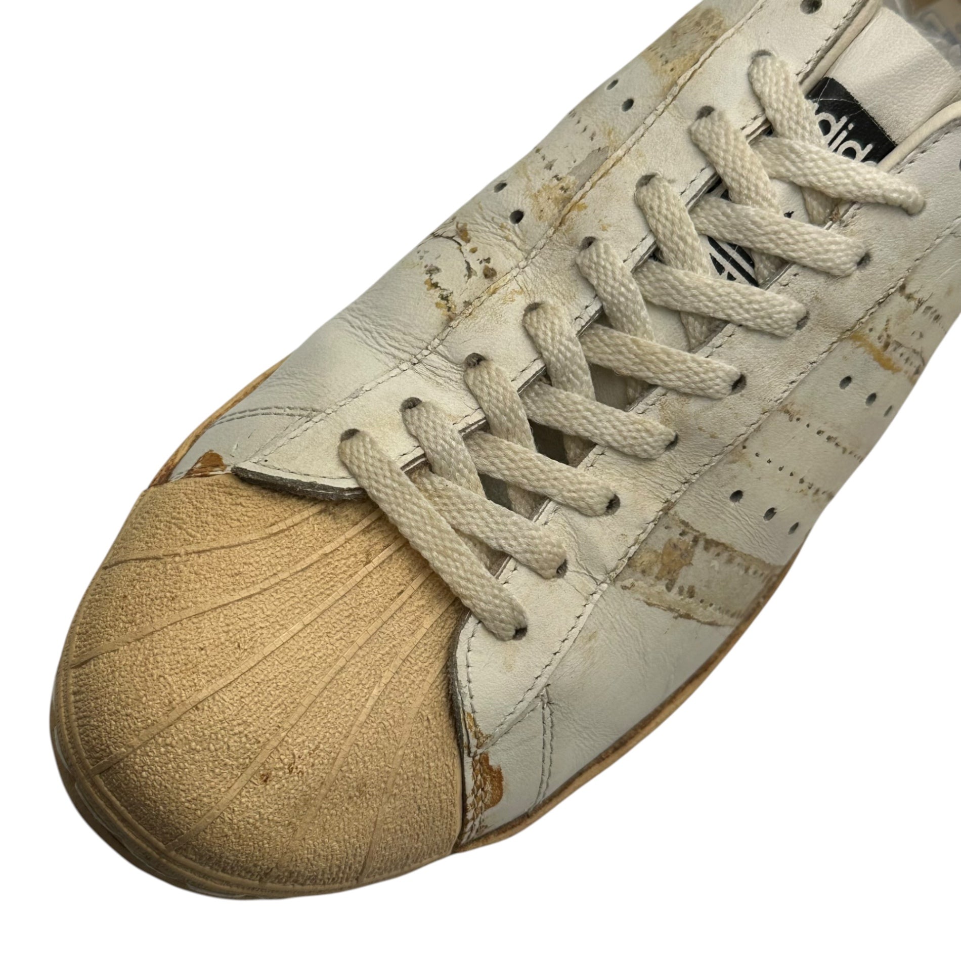 adidas(アディダス) 80's SUPER STAR Sneakers 80年代 スーパースター ローカット スニーカー　 12(30cm程度) ホワイト 稀少 フランス製
