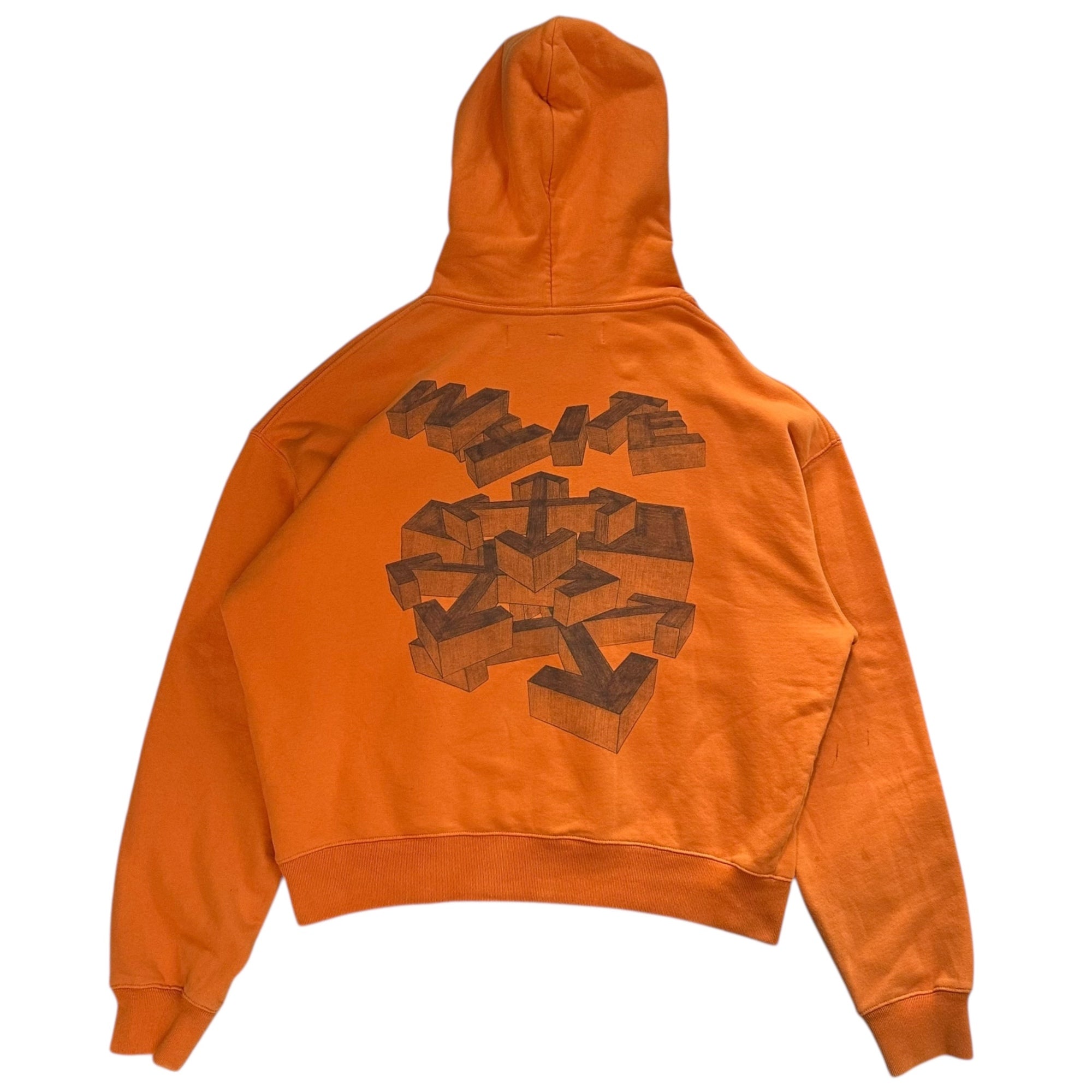 Off-White(オフホワイト) 3D PRINT HOODIE ロゴ プリント パーカー OMBB037R20E30010 L オレンジ