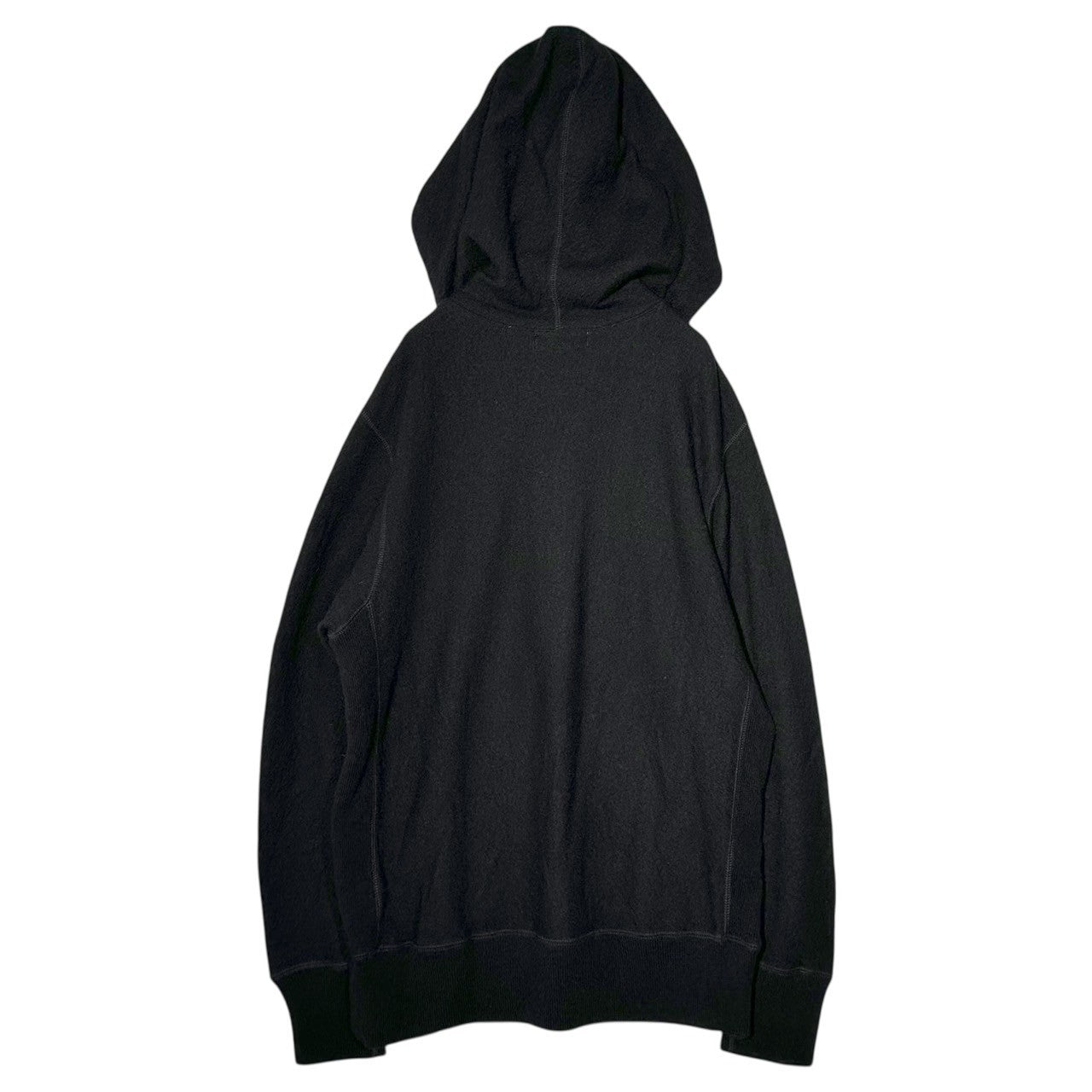YOHJI YAMAMOTO POUR HOMME(ヨウジヤマモトプールオム) 10AW Cashmere-Blend Half-Button Pullover Hoodie カシミア混 ハーフボタン プルオーバー パーカー HC-T39-970 3(M程度) ブラック