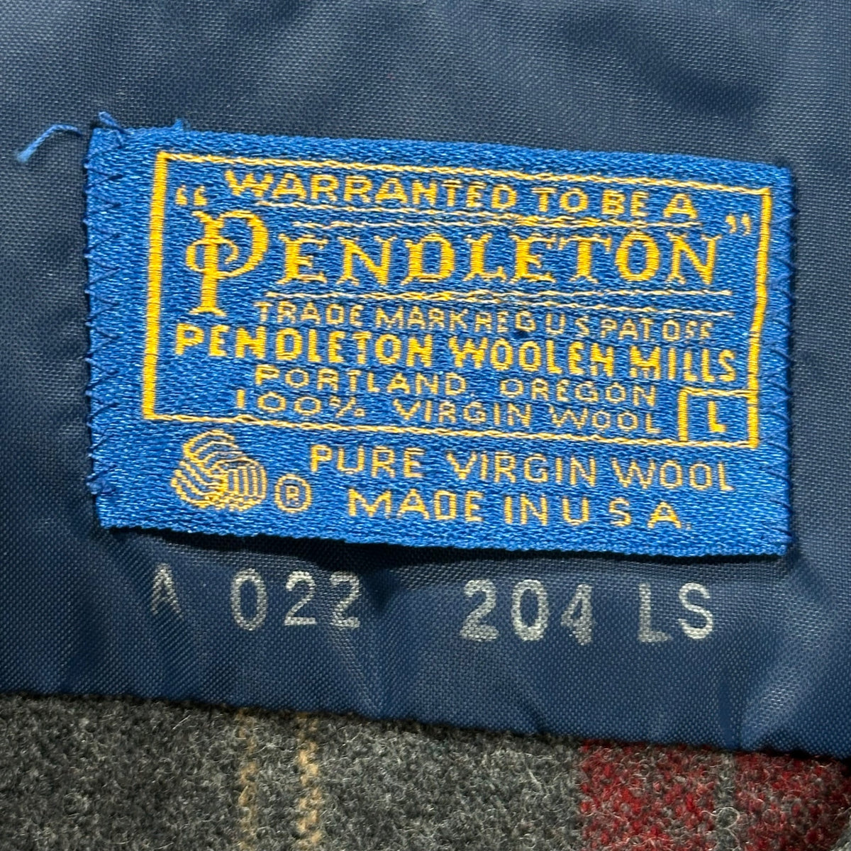 PENDLETON(ペンドルトン) 1970's Board Shirt - Ombre Check ボード シャツ オンブレ チェック L ブルー×レッド 70年代 ネルシャツ