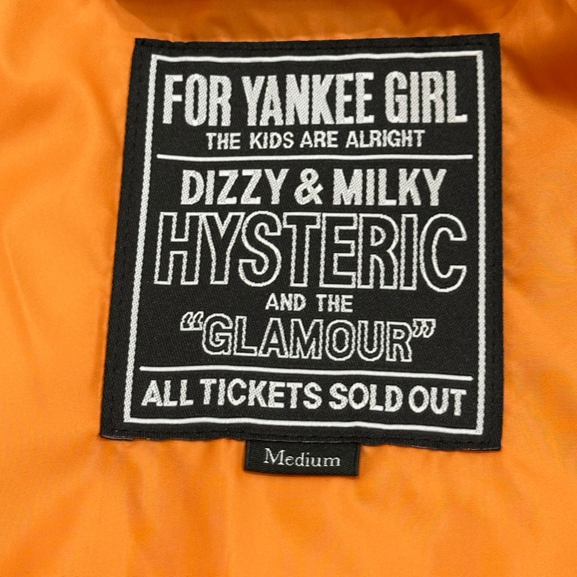 HYSTERIC GLAMOUR(ヒステリックグラマー) Women's Pirate MA-1 Jacket ウーマン パイレーツ ボンバー ジャケット 02223AB02 M レッド