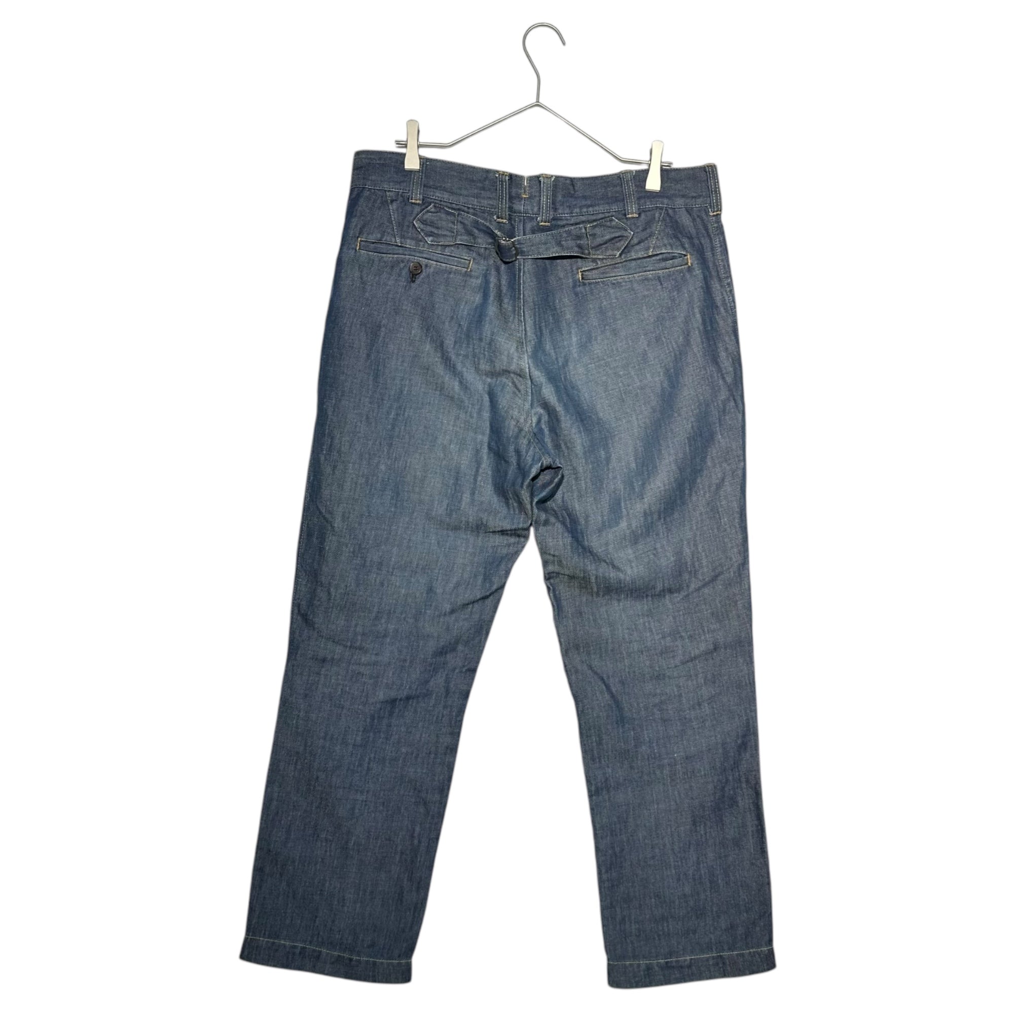 COMME des GARCONS JUNYA WATANABE MAN(コムデギャルソンジュンヤワタナベマン) 13SS Cotton Linen Denim Pants コットン リネン デニムパンツ WK-P026 L インディゴ AD2012