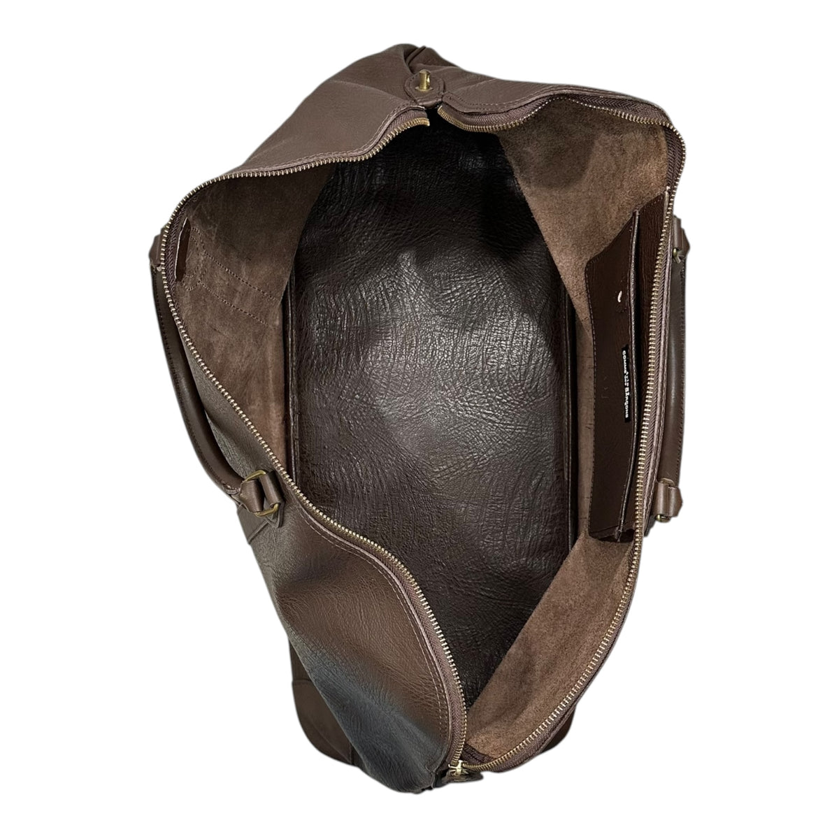 tricot COMME des GARCONS(トリココムデギャルソン) 1980's All-Leather Big Boston Bag オール レザー ビッグ ボストン バッグ FREE ブラウン 80s アーカイブ