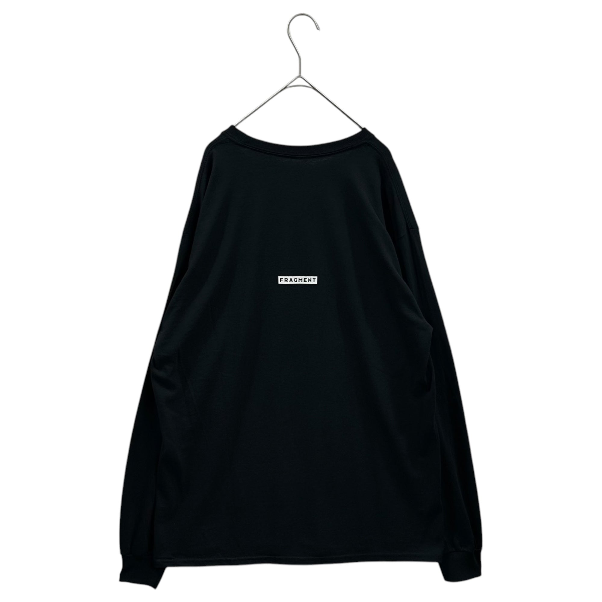 FRAGMENT DESIGN×THE FACE (フラグメントデザイン×ザフェイス) 2020AW FRGMT LONG SLEEVE T-SHIRT 01 長袖 Tシャツ 01 表記消(L程度) ブラック×レッド TOKION限定発売