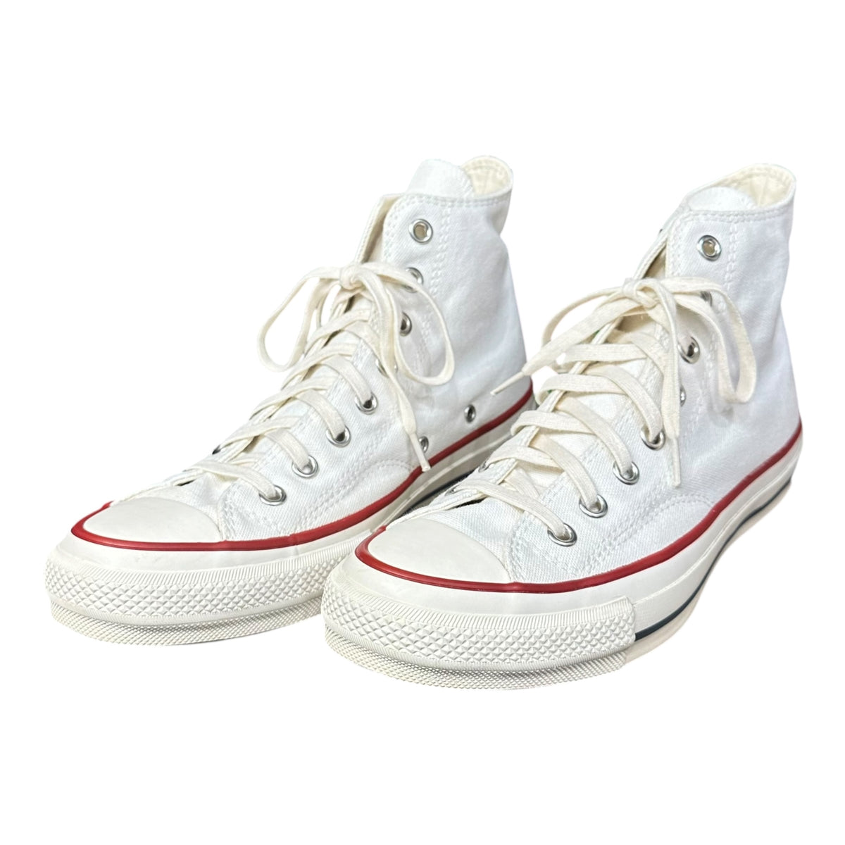 CONVERSE ADDICT(コンバースアディクト) CHUCK TAYLOR CANVAS HI チャックテイラー 1CK003 26.5cm ホワイト×レッド スニーカー