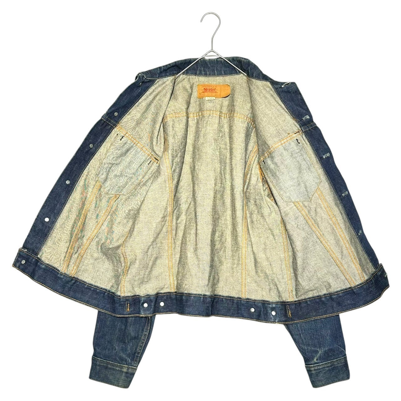 Levi's(リーバイス) 70's 4th 70505 Vintage Denim Trucker Jacket ヴィンテージ デニム トラッカー ジャケット 70505-0217 42(L程度) インディゴ スモールe 70年代 ヴィンテージ