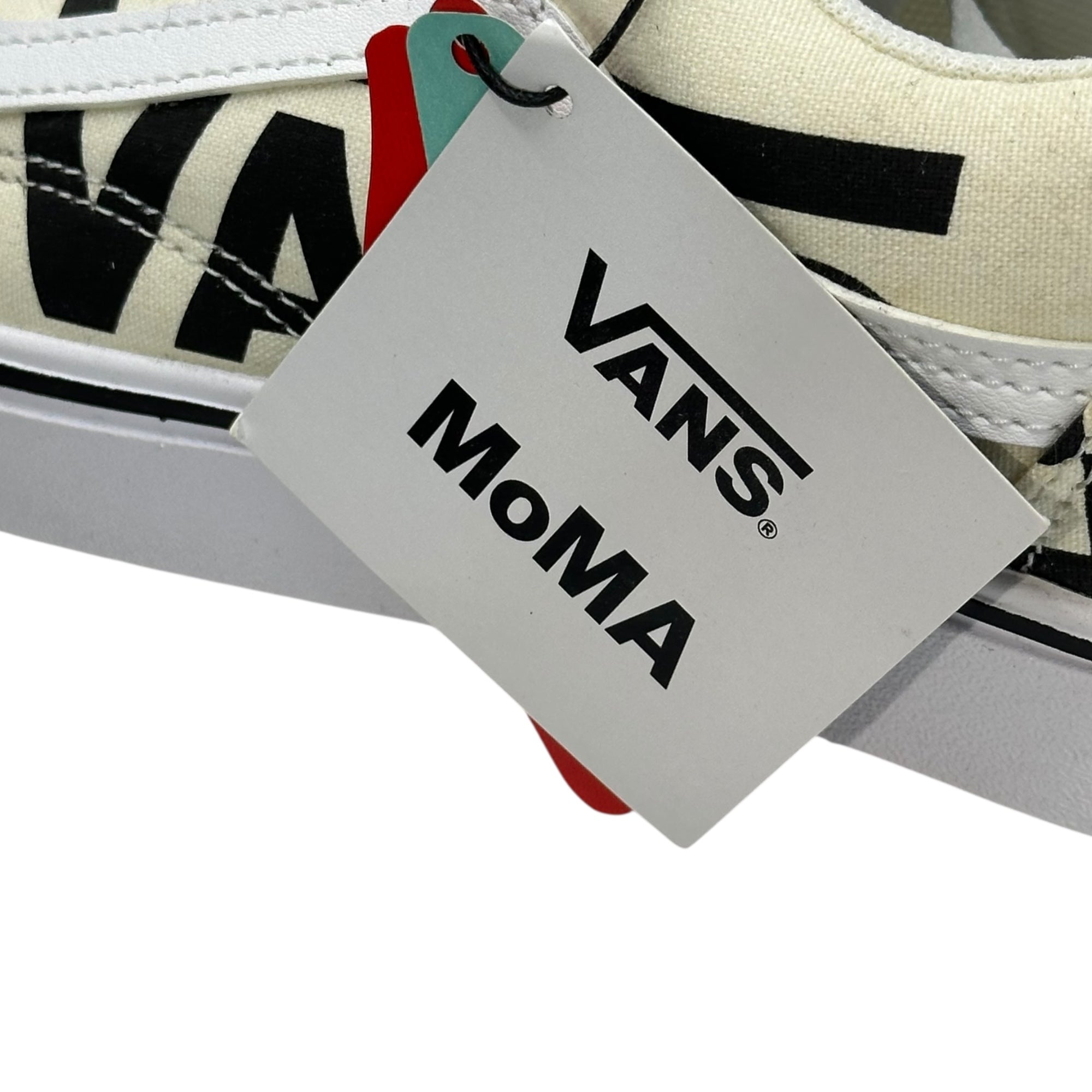 VANS×MoMA(バンズ×モマ) MoMA-Branded Styles COMFYCUSH Old School オールド スクール 721356 27.5cm ホワイト ローカット スニーカー コラボ