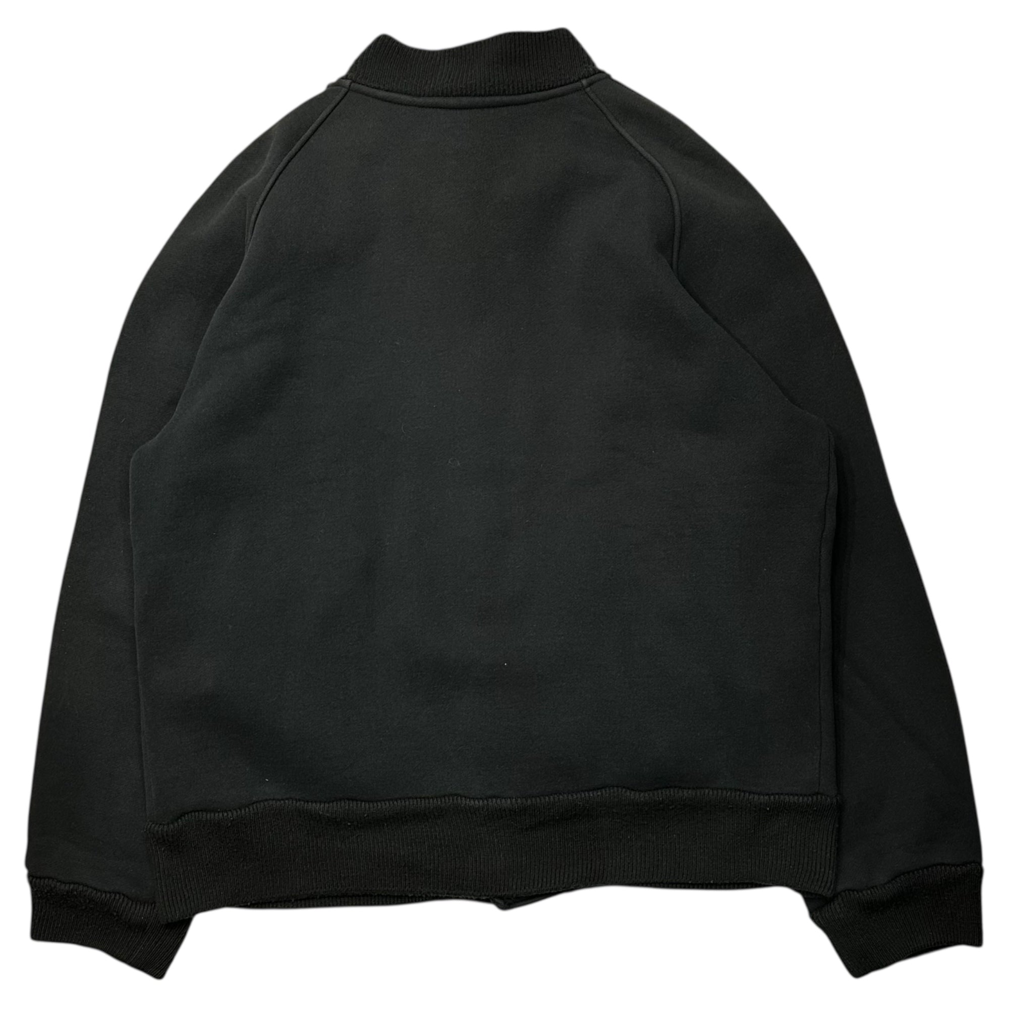 GOODENOUGH(グッドイナフ) 90's GE Felt Logo Snap Button Sweatshirt Stadium Jacket 90年代 フェルト ロゴ スナップボタン スウェット スタジャン L程度 ブラック 90年代オリジナル 裏原 藤原ヒロシ