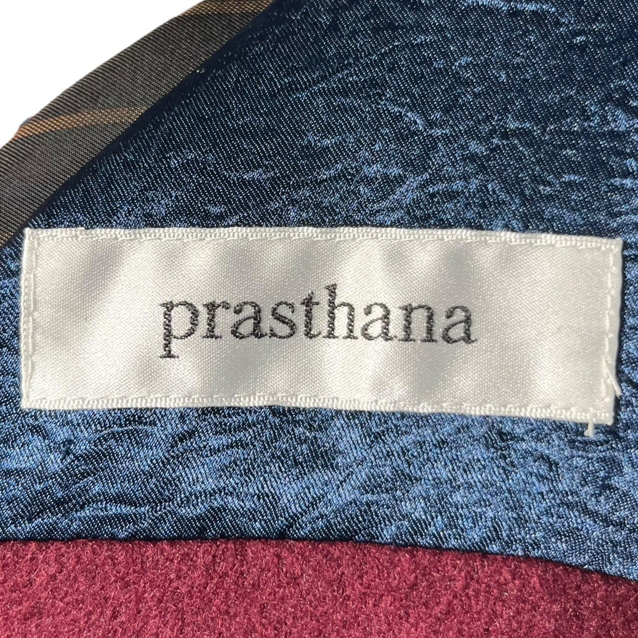 prasthana(プラスターナ) 残響 shawl collar jacket ショールカラー ジャケット P-1104001 1(M) ワインレッド