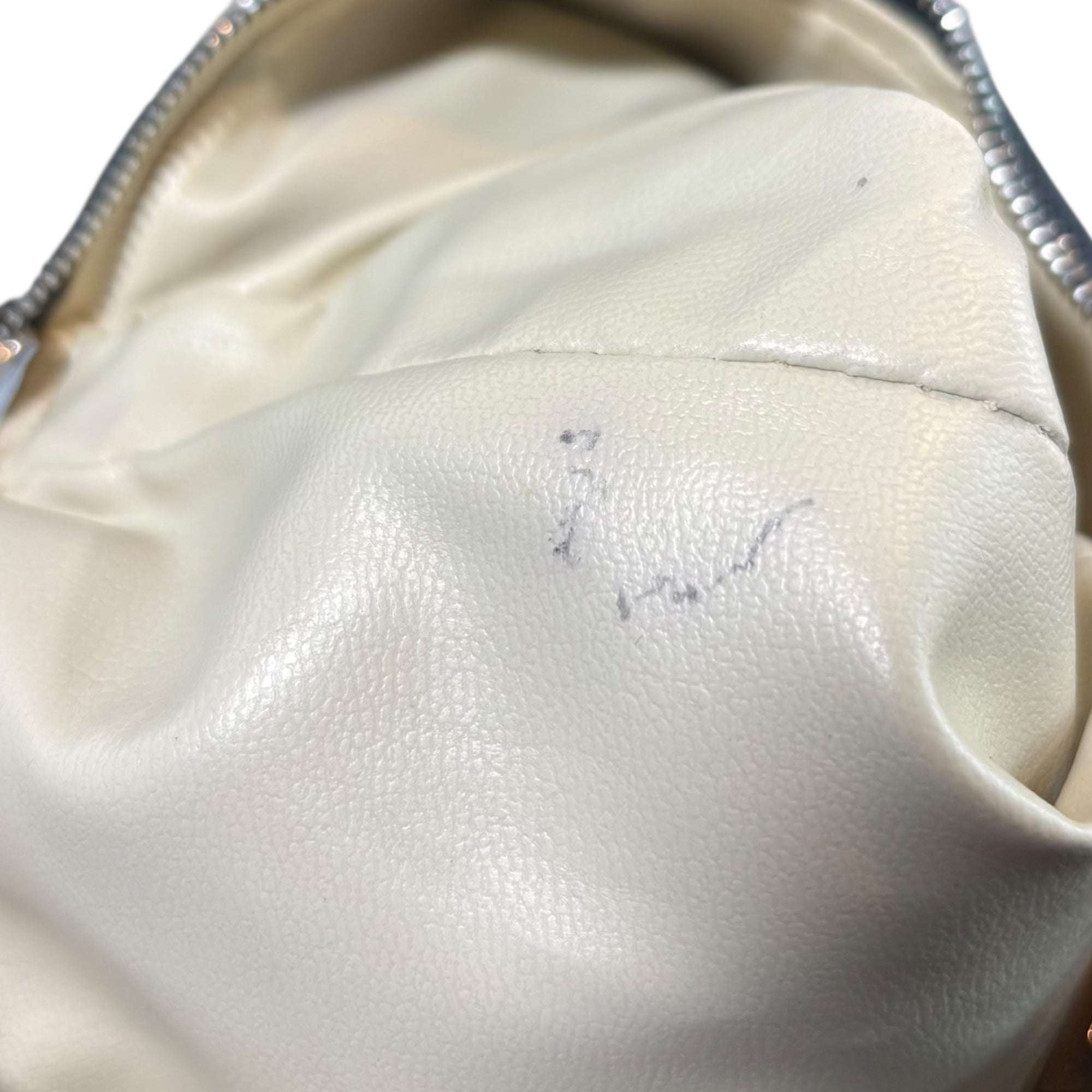 FENDI(フェンディ) Zucchino Accessory Pouch ズッキーノ柄 アクセサリー ポーチ 001・26810・098 ネイビー×グレー ヴィンテージ OLD ミニ ハンド バッグ
