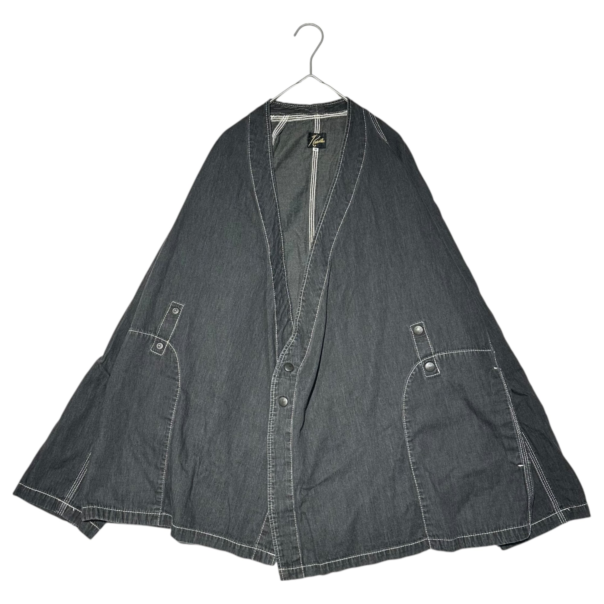 NEEDLES(ニードルズ) Workwear Denim Kimono Jacket 作務衣 デニム 着物 ジャケット CH104 M ブラック