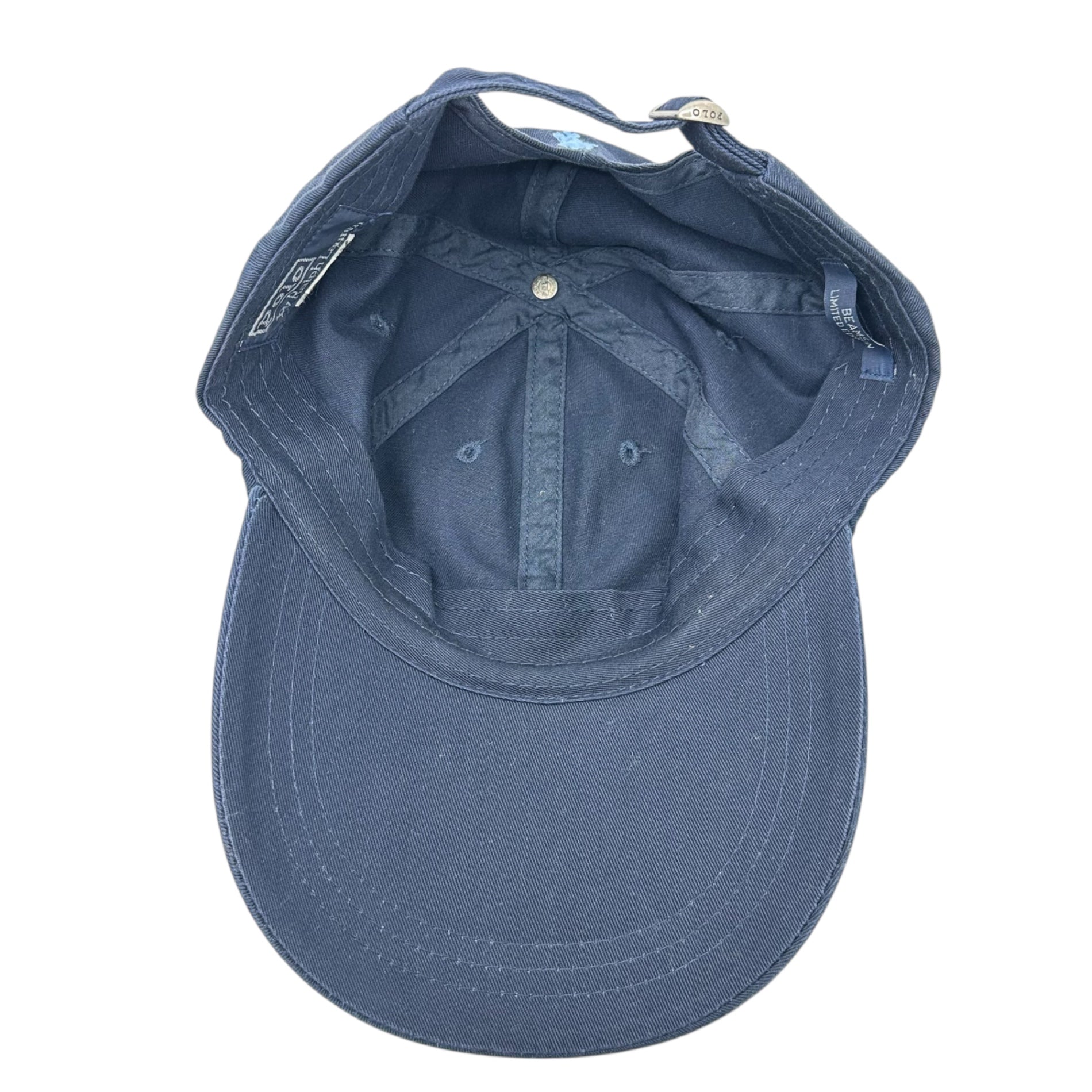 POLO RALPH LAUREN(ポロラルフローレン) Back Embroidered 6-Panel Cap バック 刺繍 6パネル キャップ ネイビー タグ切り取り