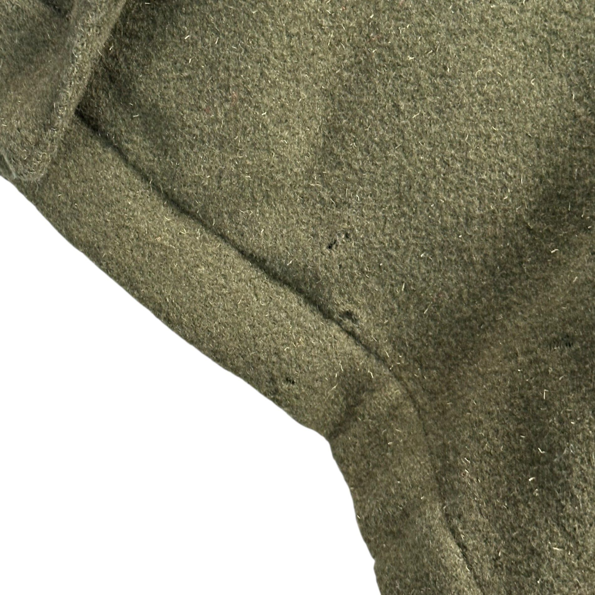 Y's(ワイズ) 70's Wool Melton Wide Stand Collar Coat ウール メルトン ワイド ステンカラー コート 9(M程度) オリーブ 70年代 ヴィンテージ アーカイブ