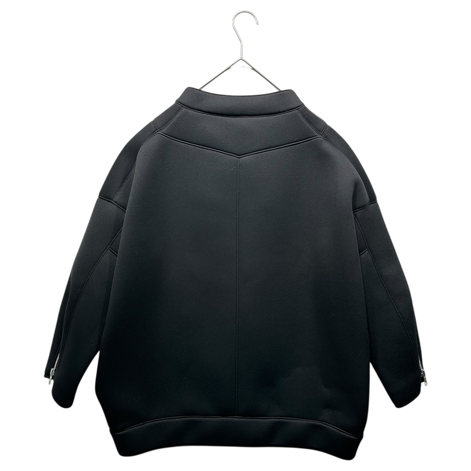 COMME des GARCONS JUNYA WATANABE(コムデギャルソンジュンヤワタナベ) 16AW Bonding Zip-Up Riders Jacket ボンディング ジップアップ ライダース  ジャケット JR-J007 M ブラック AD2016 男性着用可能