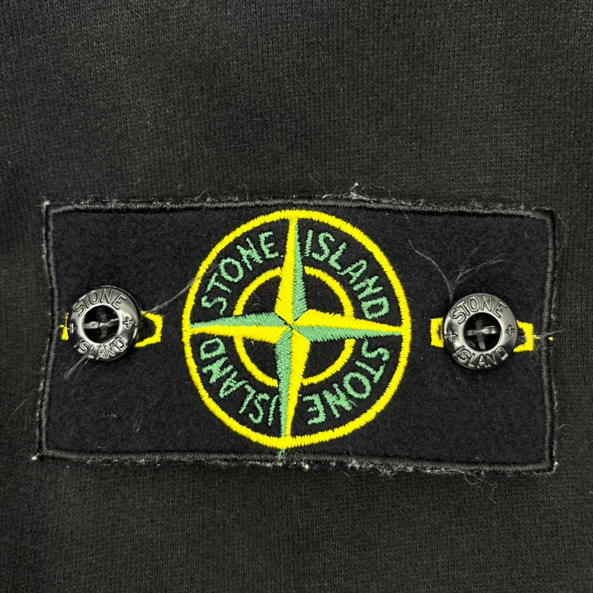 STONE ISLAND(ストーンアイランド) 20AW Stand collar half zip sweatshirts スタンドカラー ハーフ ジップ スウェット 731561520 S ブラック ポケット