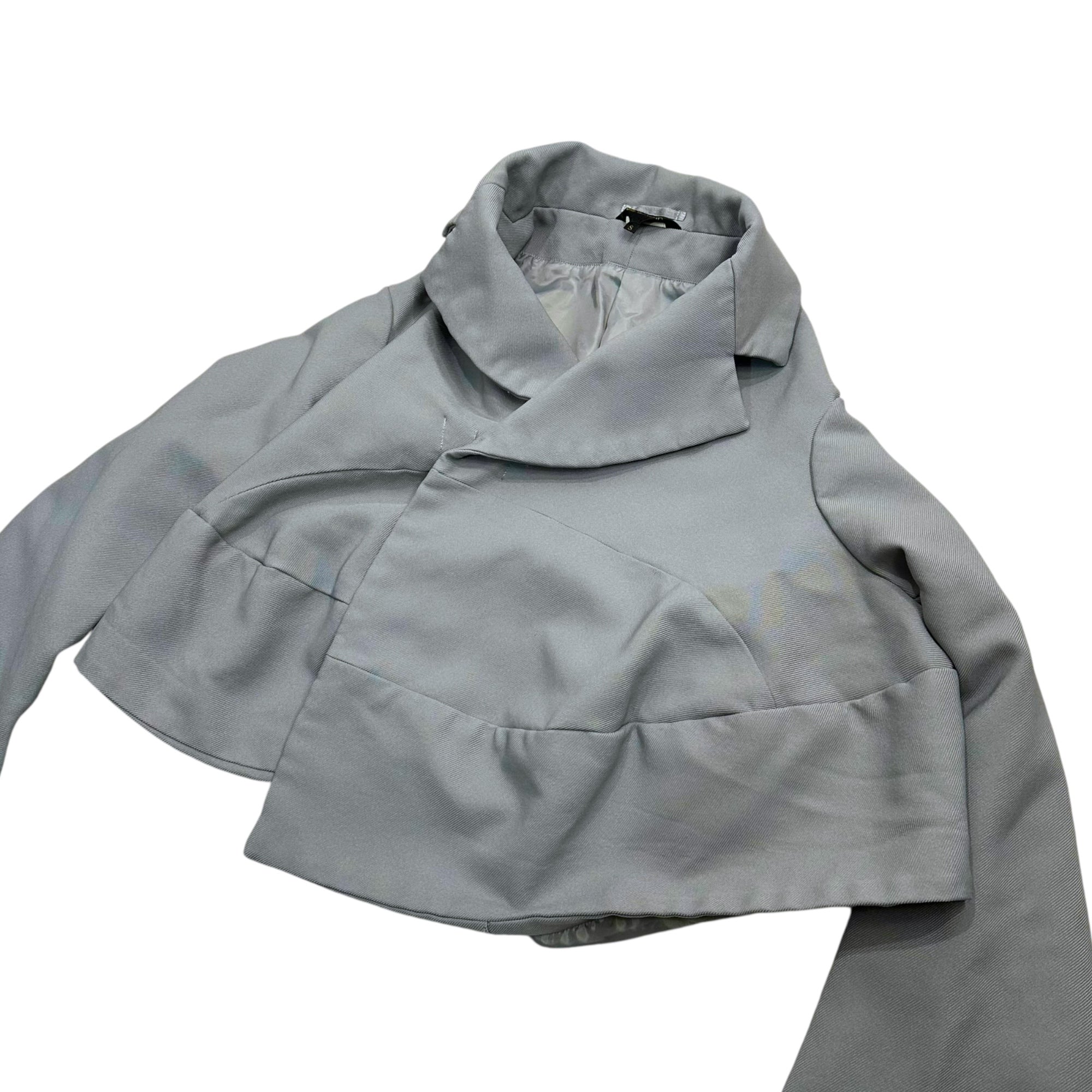 COMME des GARCONS(コムデギャルソン) 23SS Esther Shrink-Resistant Deformed Over Jacket エステル 縮絨 変形 オーバー ジャケット GK-J030 S グレー AD2022