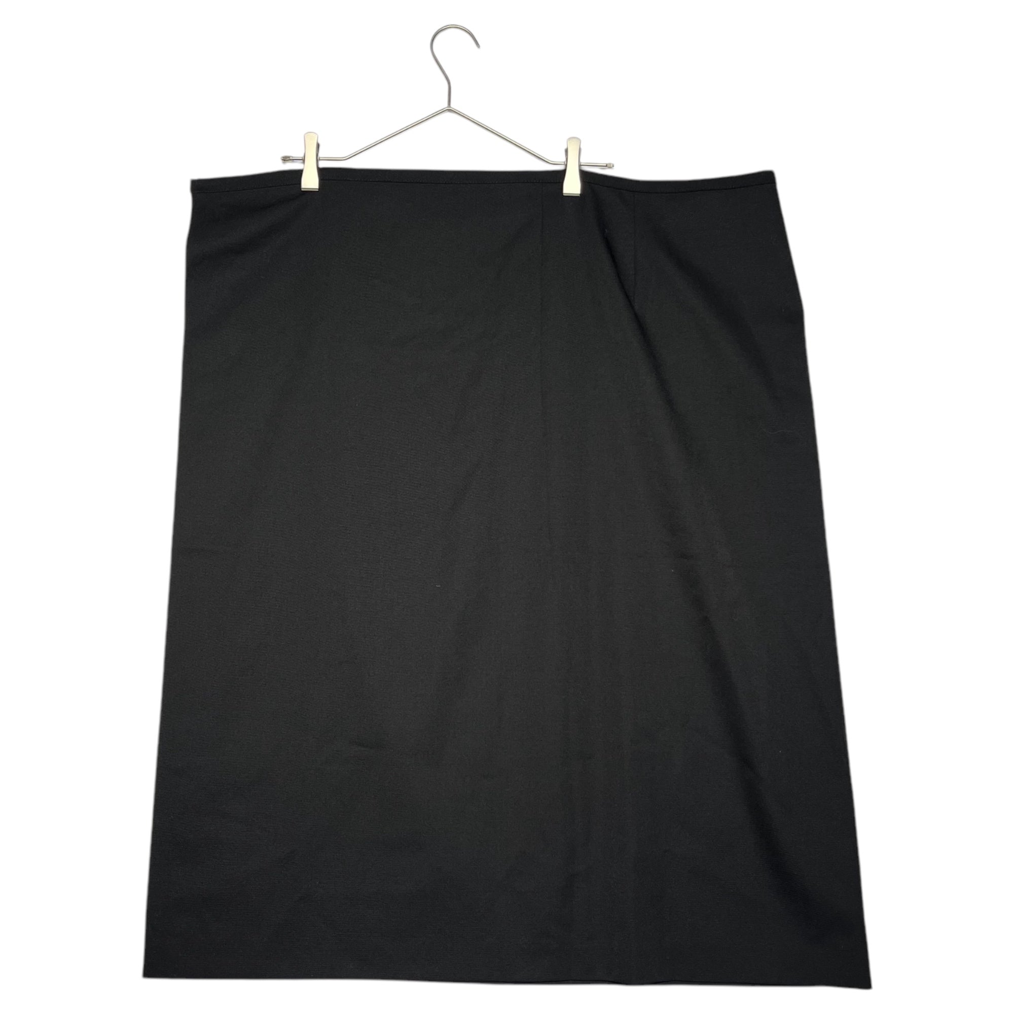 COMME des GARCONS(コムデギャルソン) 00AW Wool gabardine studded skirt ウールギャバジン スタッズ 巻きスカート GS-040750 FREE ブラック AD2000