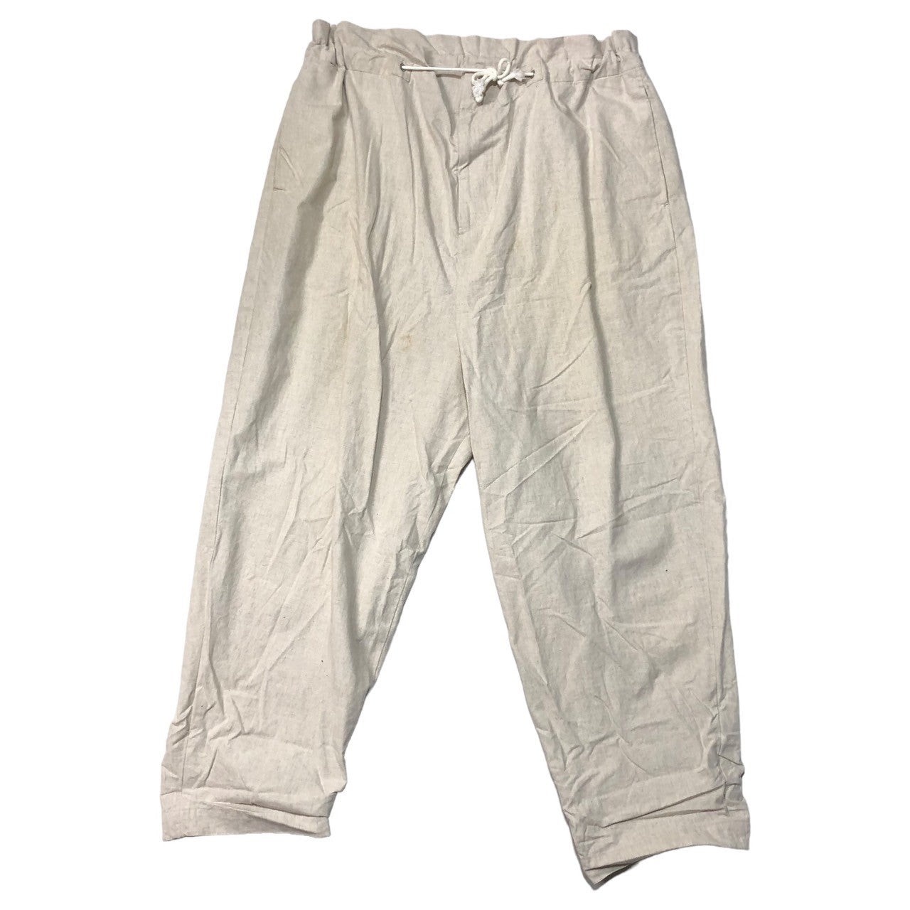 Dulcamara(ドゥルカマラ)  wide easy pants ワイドイージーパンツ SIZE 1(S) アイボリー