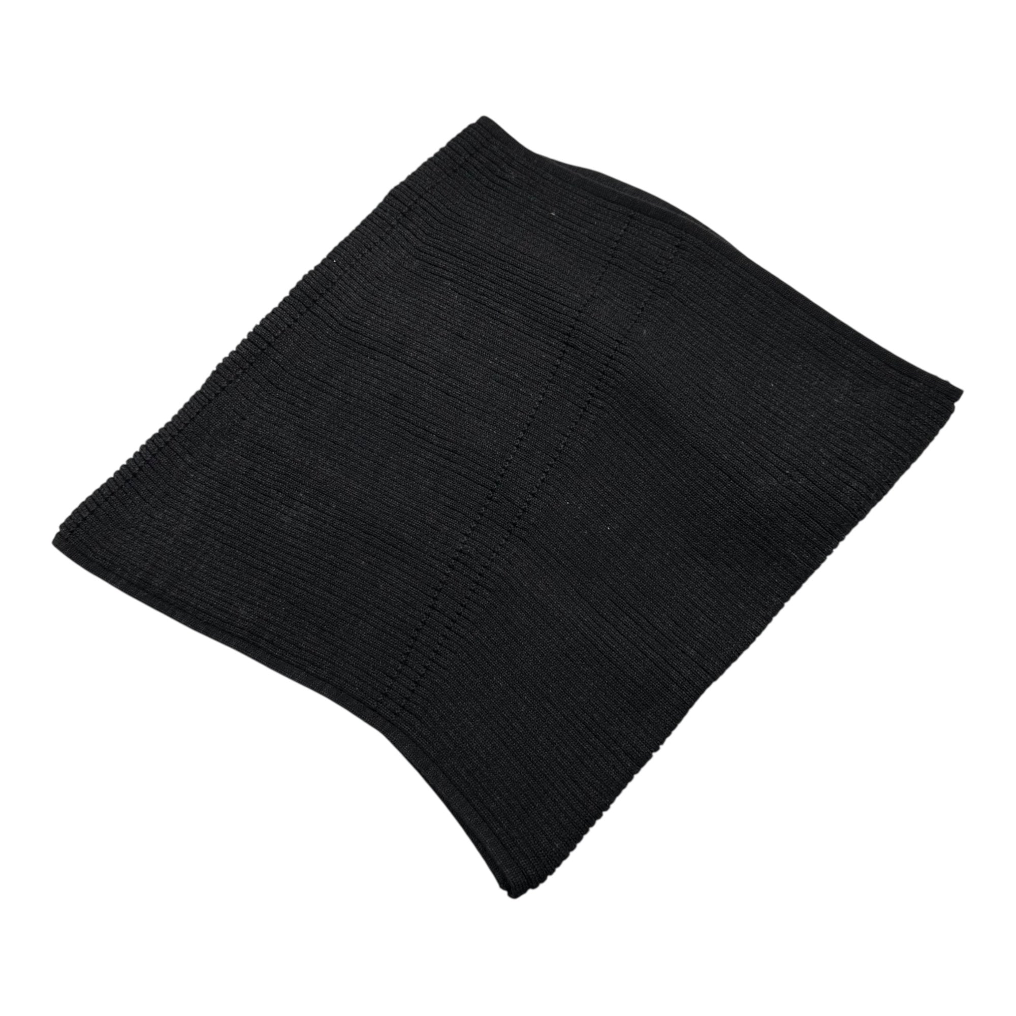 JULIUS(ユリウス) Rib Neck Warmer リブ ネック ウォーマー ブラック