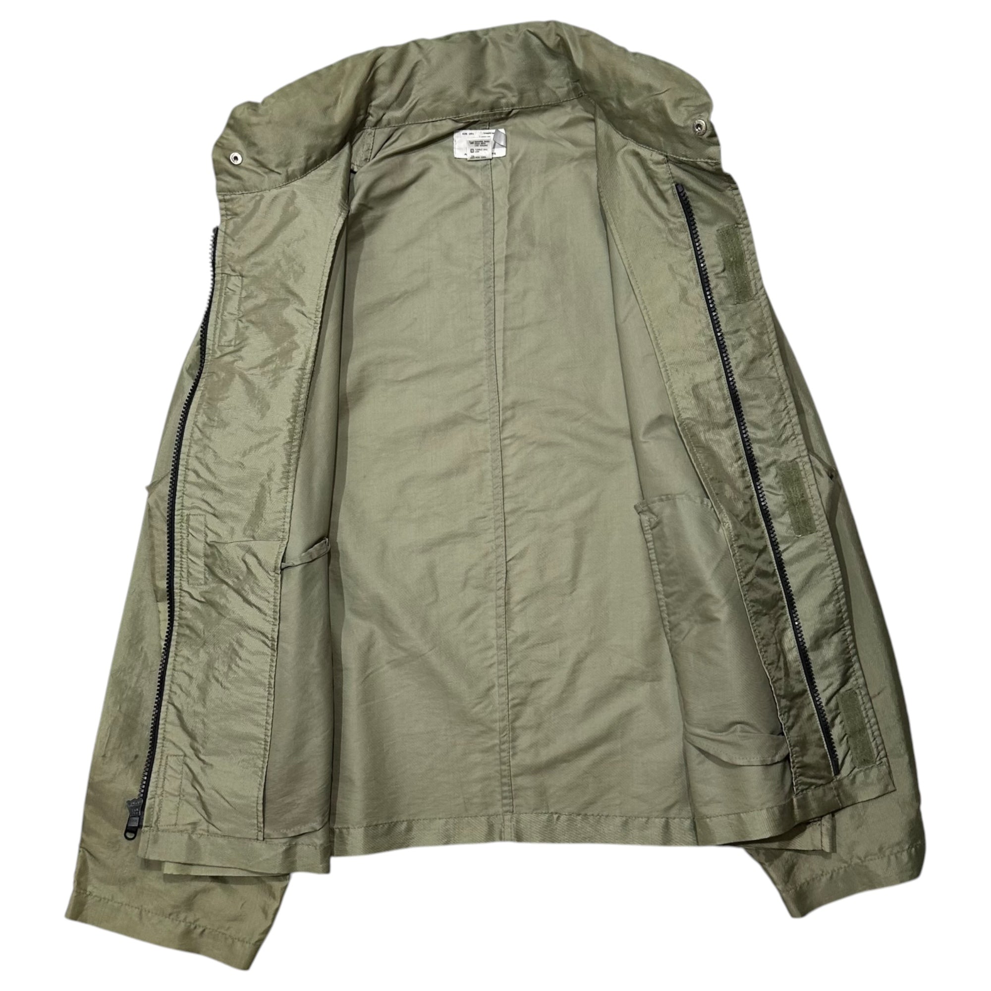 ARMANI EXCHANGE(アルマーニエクスチェンジ) 1990's Nylon Oversized Jacket ナイロン ビッグシルエット ジャケット L カーキ 香港製