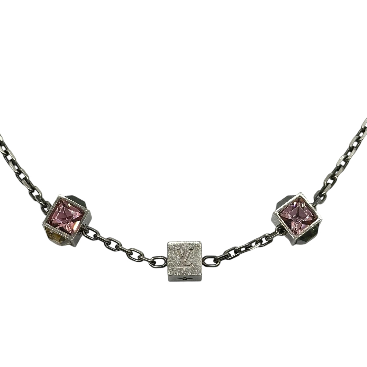 LOUIS VUITTON(ルイヴィトン) LV Collier Gamble Cube Necklace コリエ 
