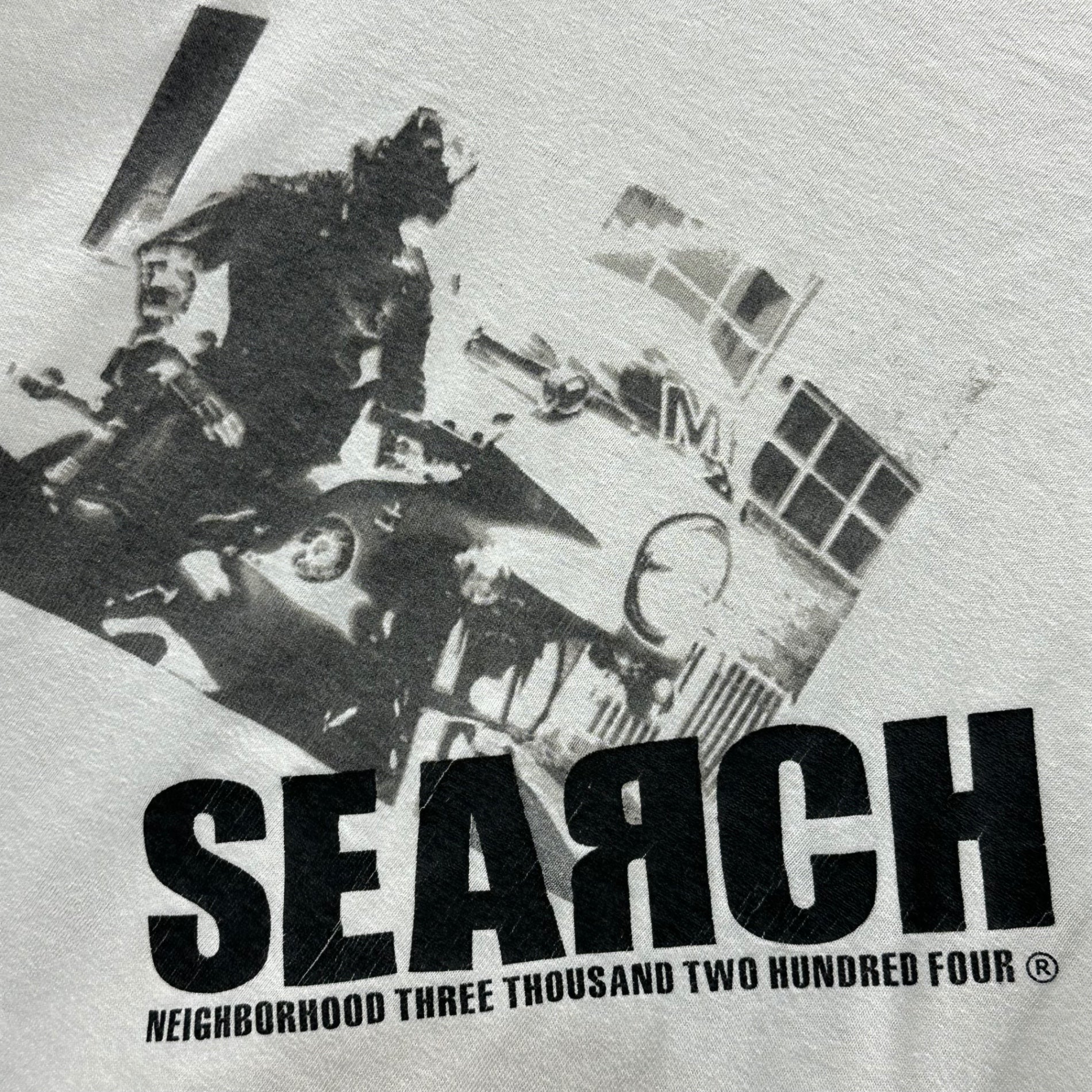 NEIGHBORHOOD(ネイバーフッド) 2002SS MAD MAX 2 SEARCH TEE マットマックス2 Tシャツ 表記無(M程度) ホワイト 00's