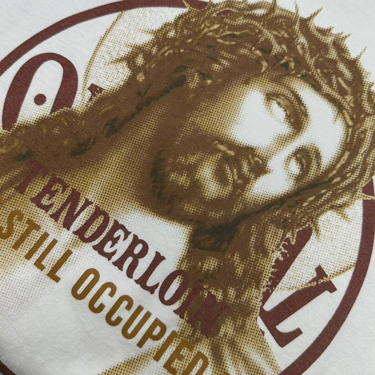TENDERLOIN(テンダーロイン) 19SS TEE JC グラフィック プリント Tシャツ キリスト XL ホワイト PRO CLUB