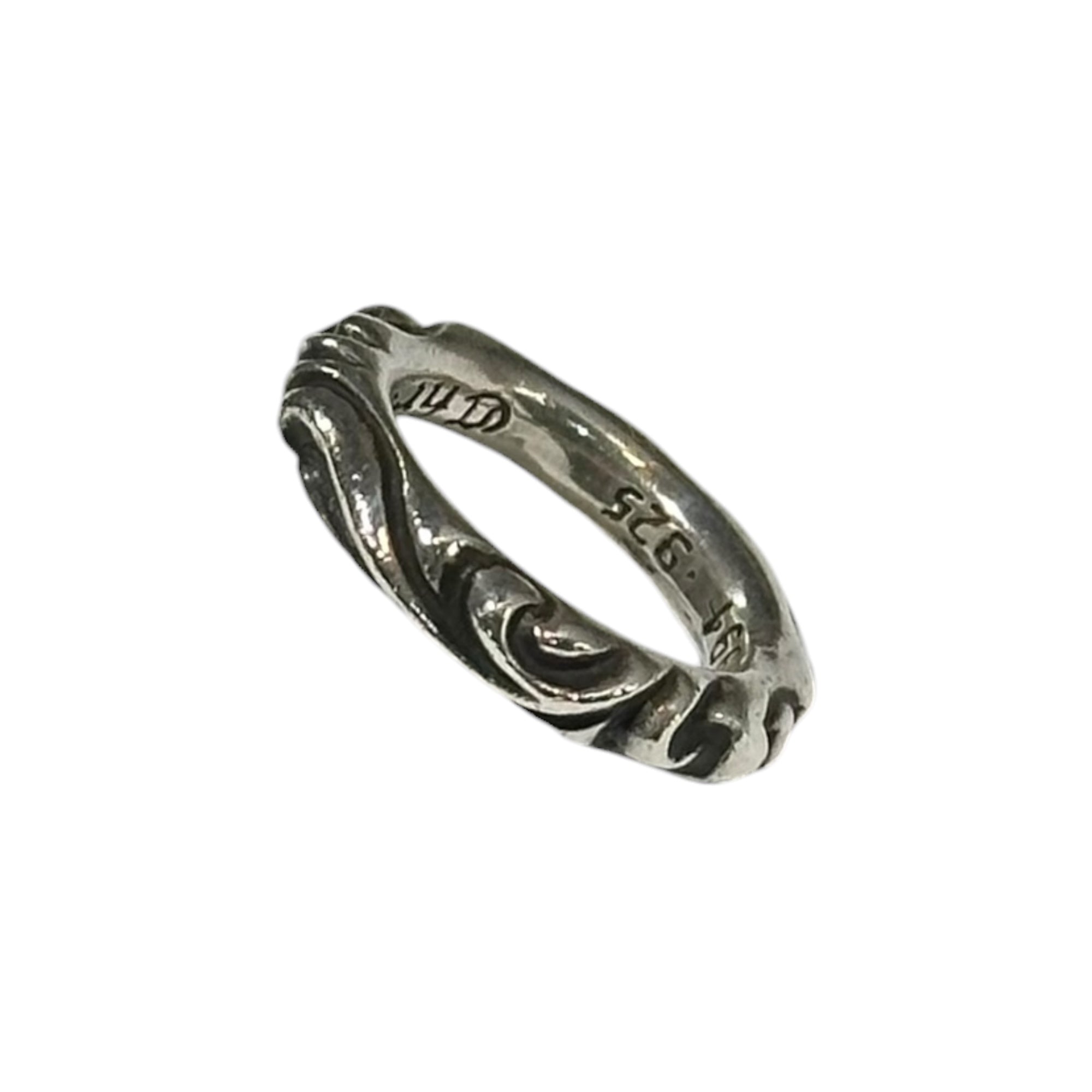 【最終値下げ】クロムハーツ スクロールバンドリング13号 CHROME HEARTS/クロムハーツ スクロールバンドリング /13号 /000 指輪