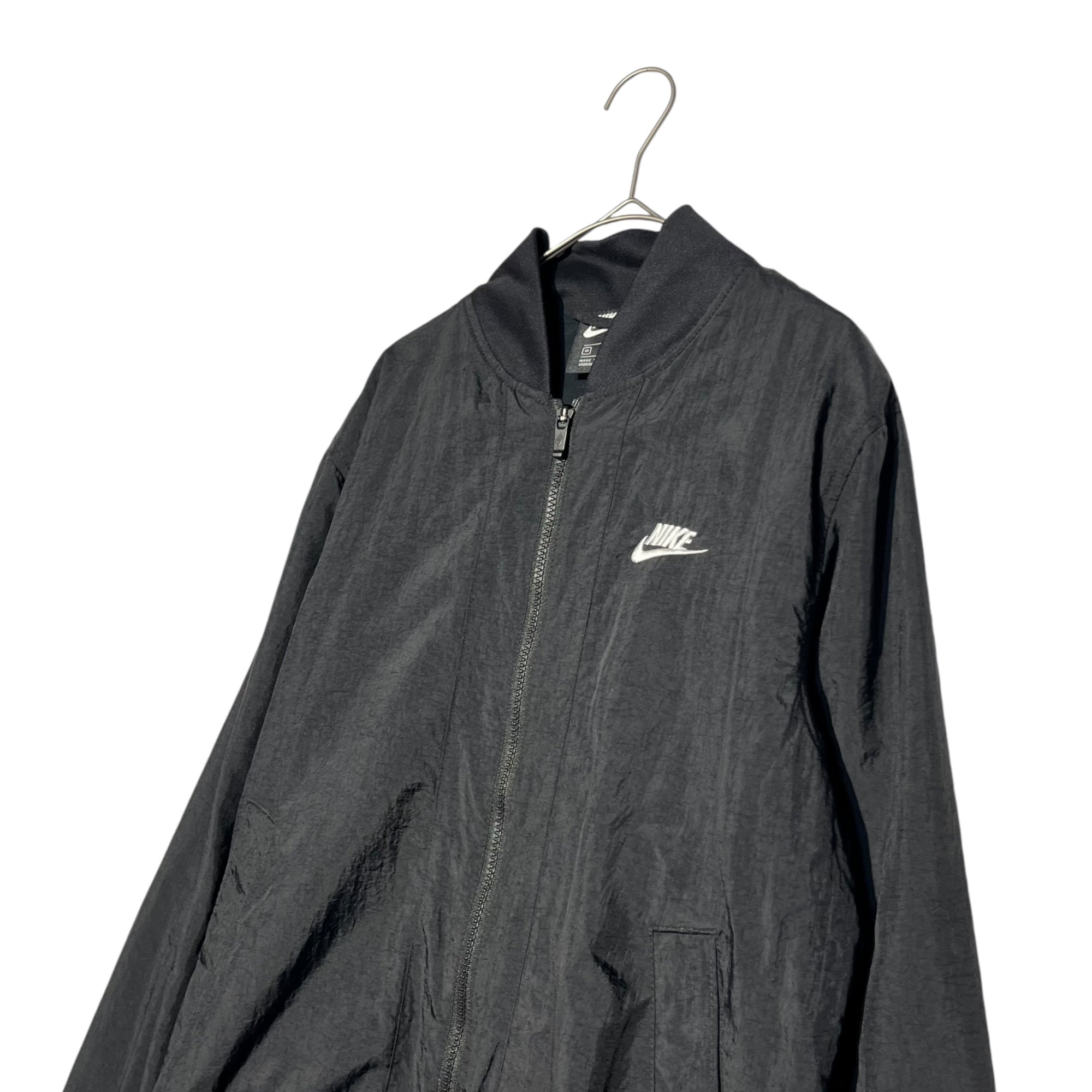 NIKE(ナイキ) PLAYERS WOVEN JACKET プレーヤー ウーブン ジャケット AR2215-010 M ブラック ブルゾン ジャージ ロゴ ナイロン