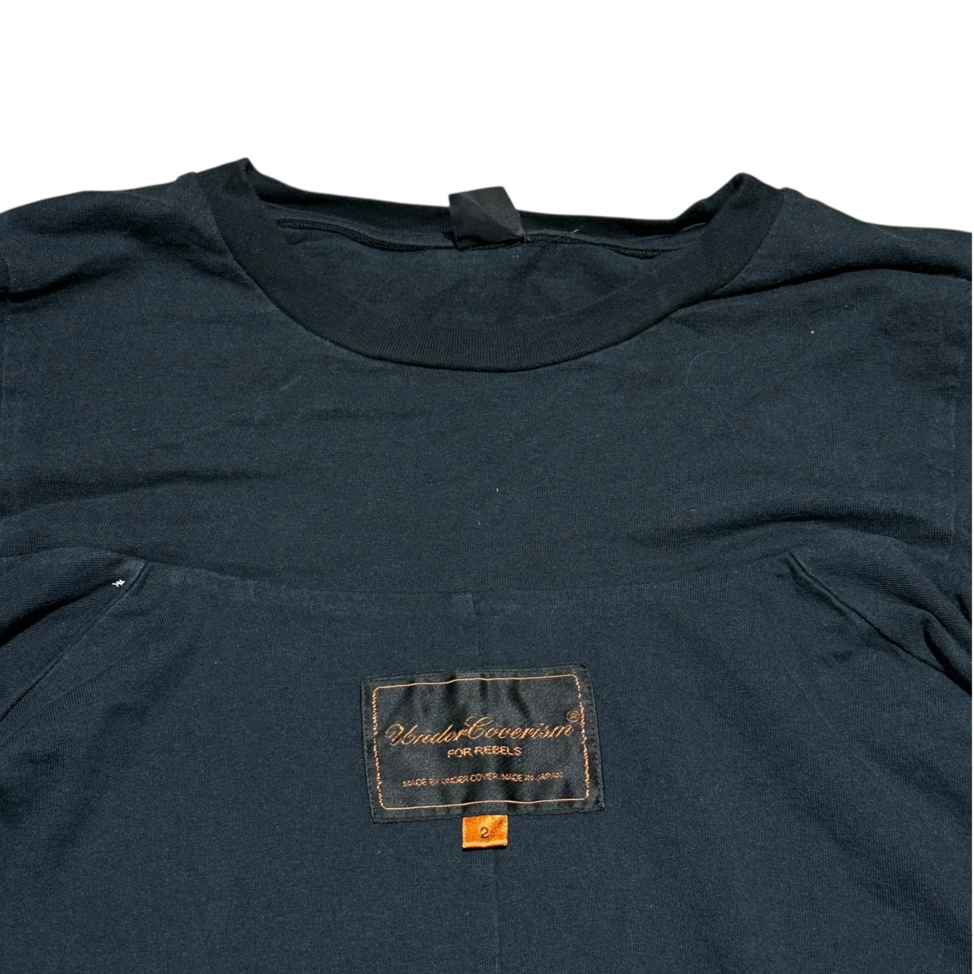 UNDERCOVERISM(アンダーカバイズム) 06SS T-shirt Reconstruction Graphic Print Tailored Jacket Tシャツ 再構築 グラフィック プリント テーラード ジャケット 6S202-J2 2 ブラック 00's アーカイブ T期